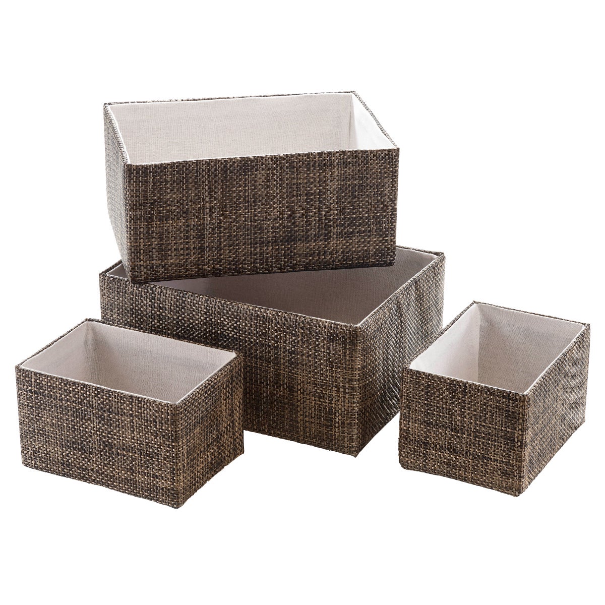 NEW - Mesa Storage Baskets, Set of 4 - Image 2
