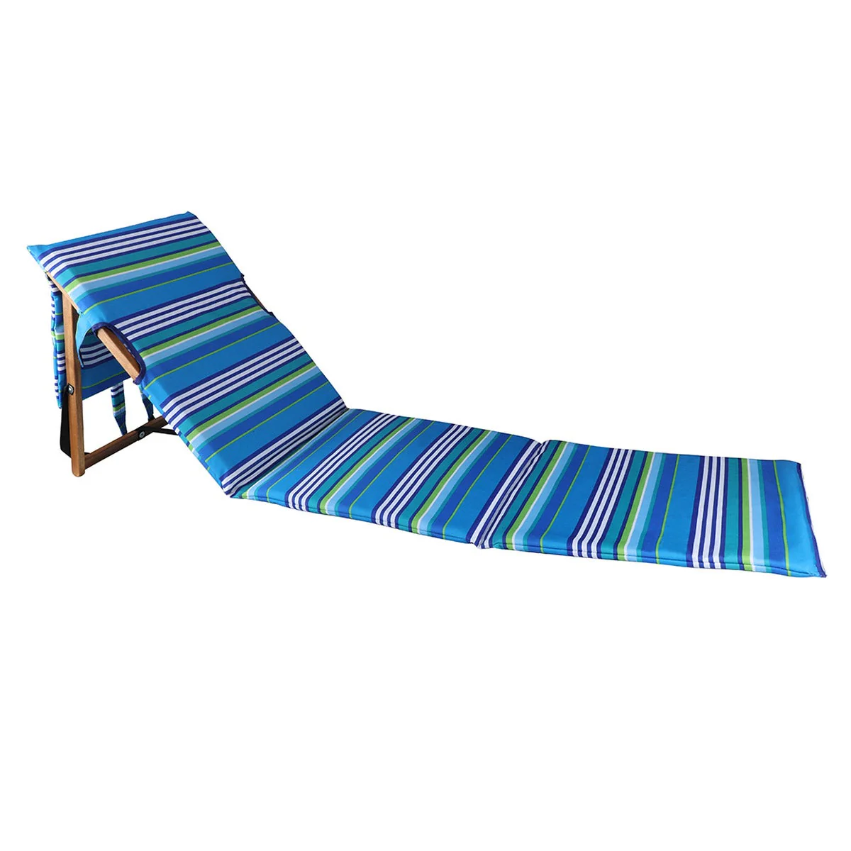Melino Beach Lounger with Tray Table - Retail $40 - Image 2
