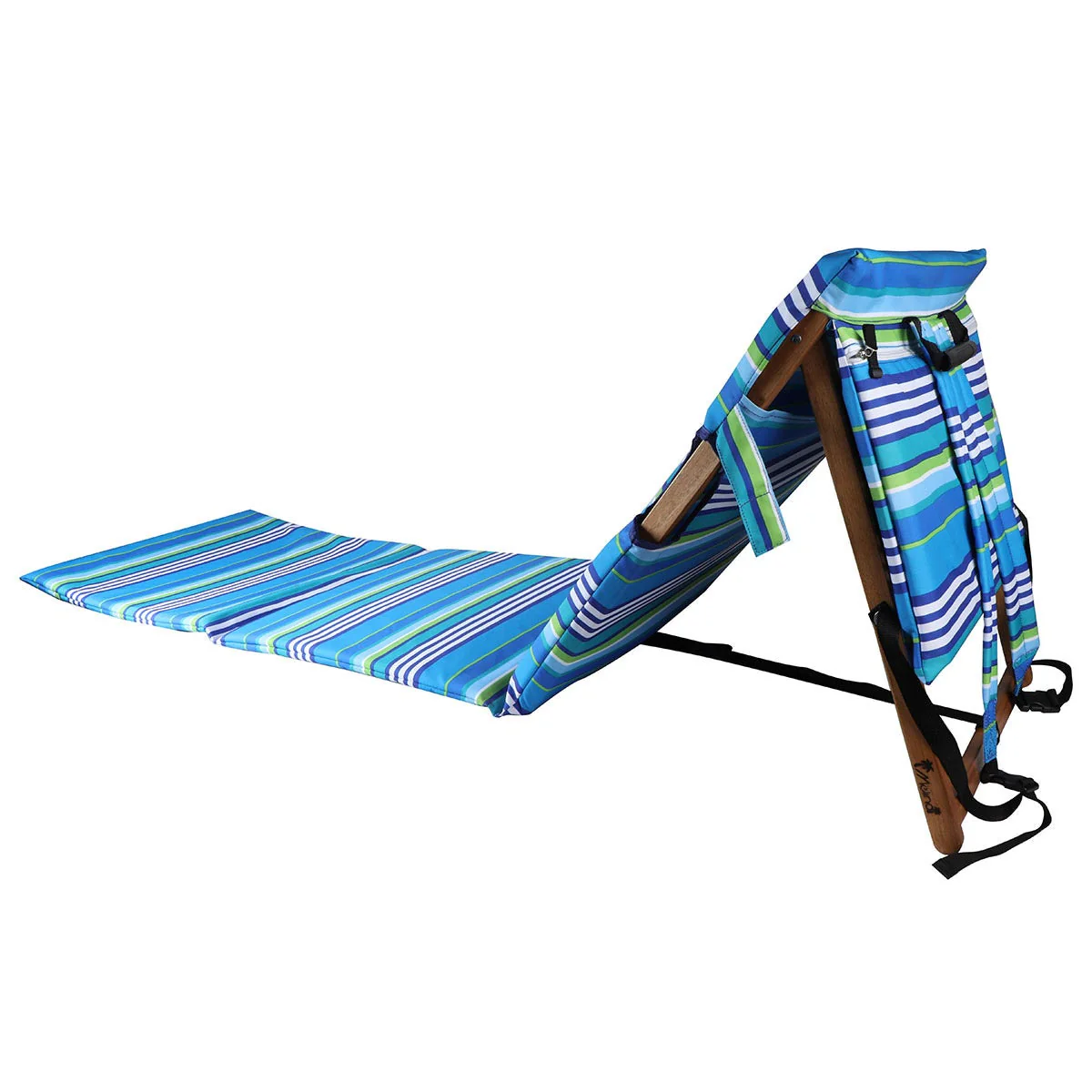 Melino Beach Lounger with Tray Table - Retail $40 - Image 4