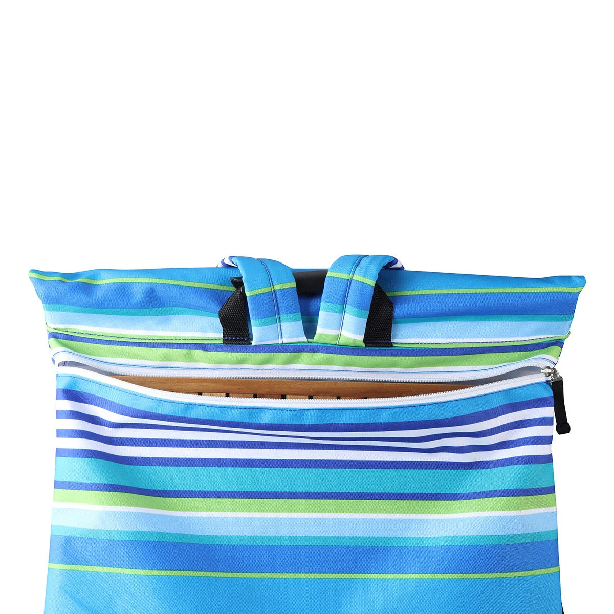 Melino Beach Lounger with Tray Table - Retail $40 - Image 6