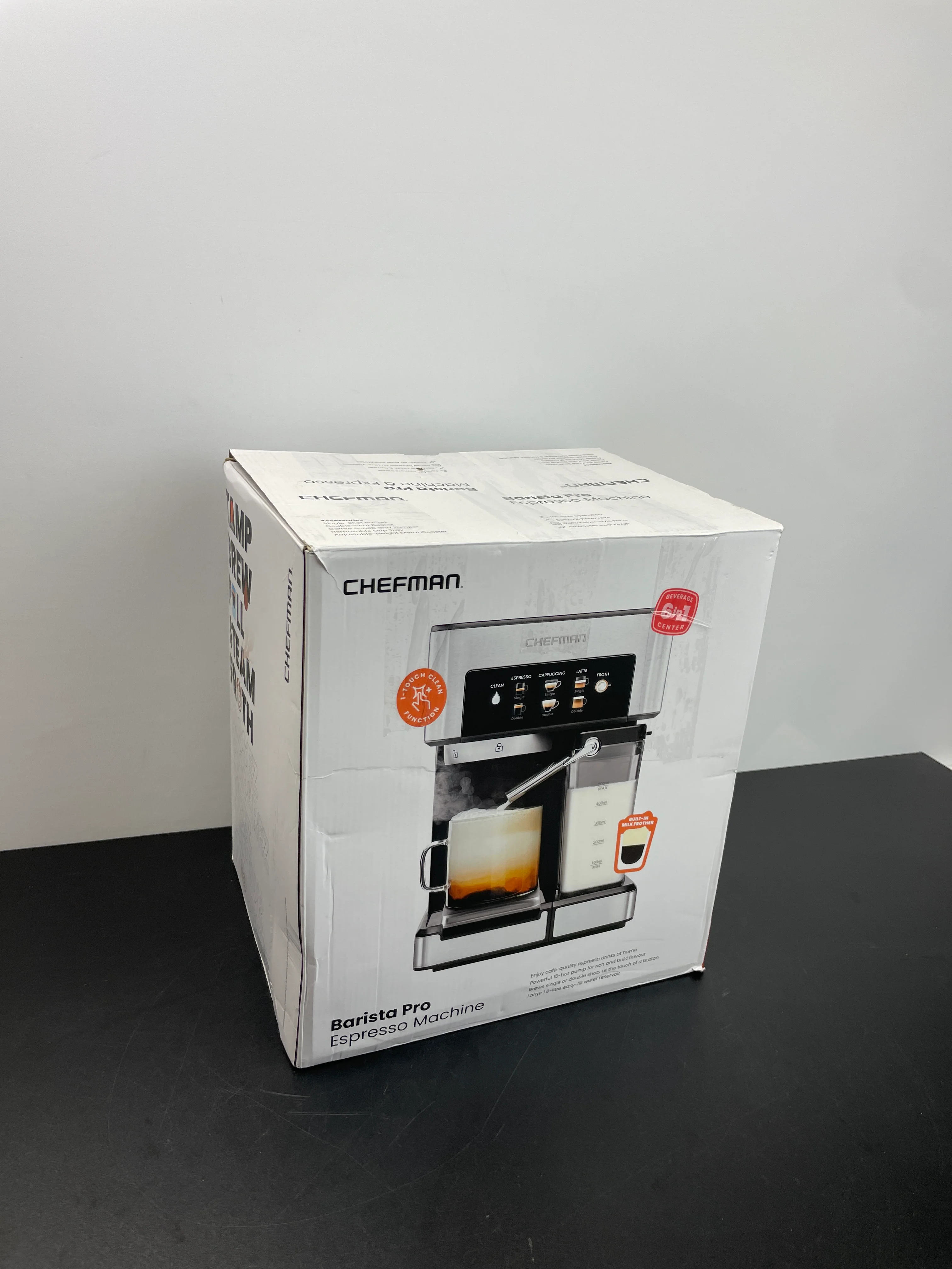 Chefman Barista Pro 6-in-1 Espresso Machine with Milk Frother - Retail $139 - Image 3