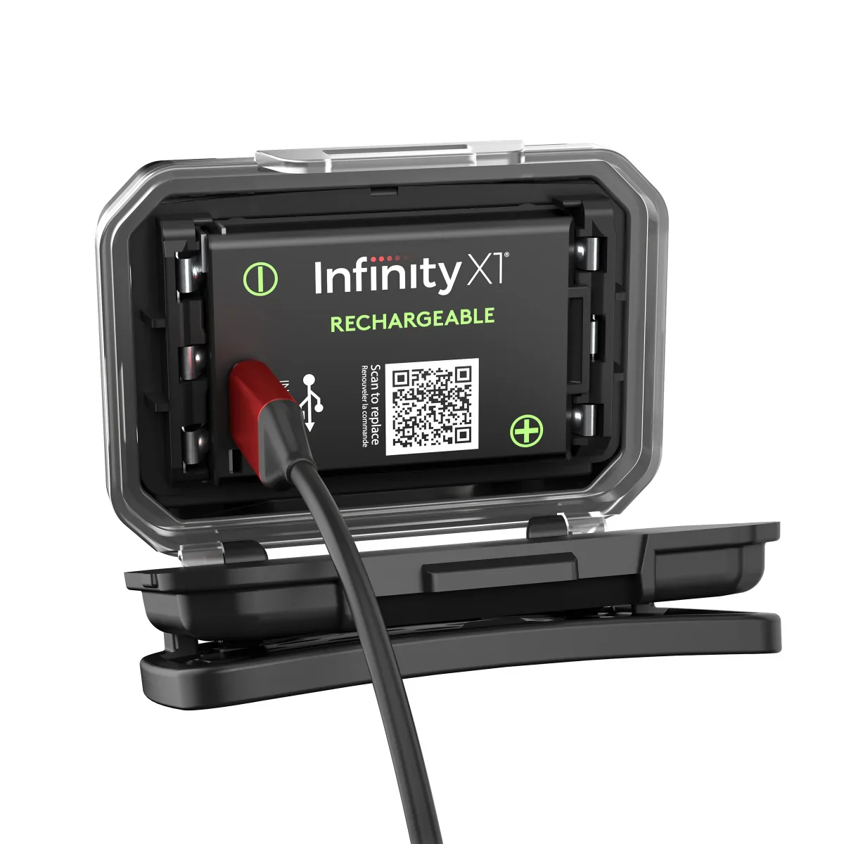 Infinity X1 700 L Dual Power LED Headlamps, 3-pack- Retail $34 - Image 2