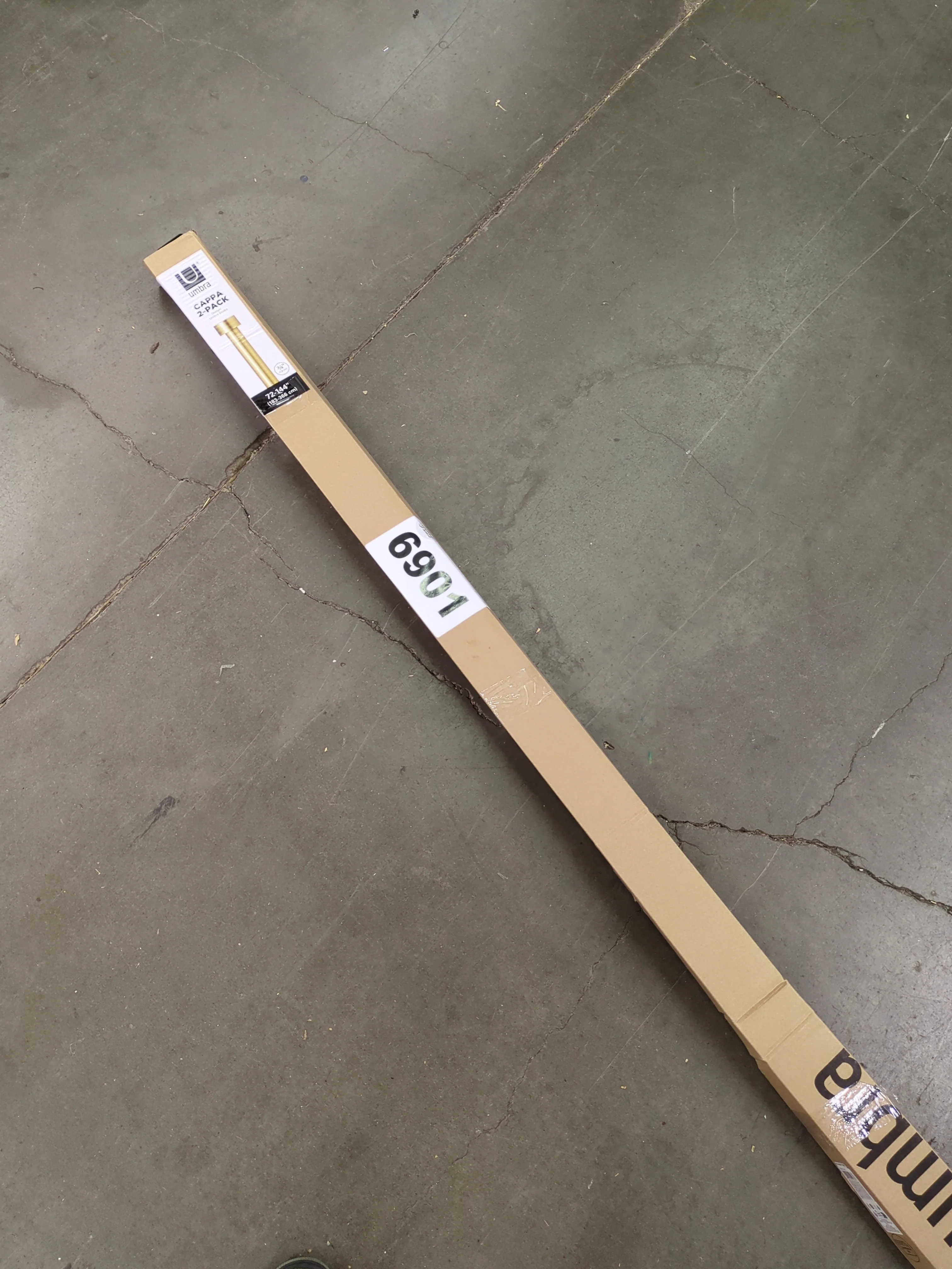 Umbra 3/4in Curtain Rod  72 - 144” - 2-pack - Image 3