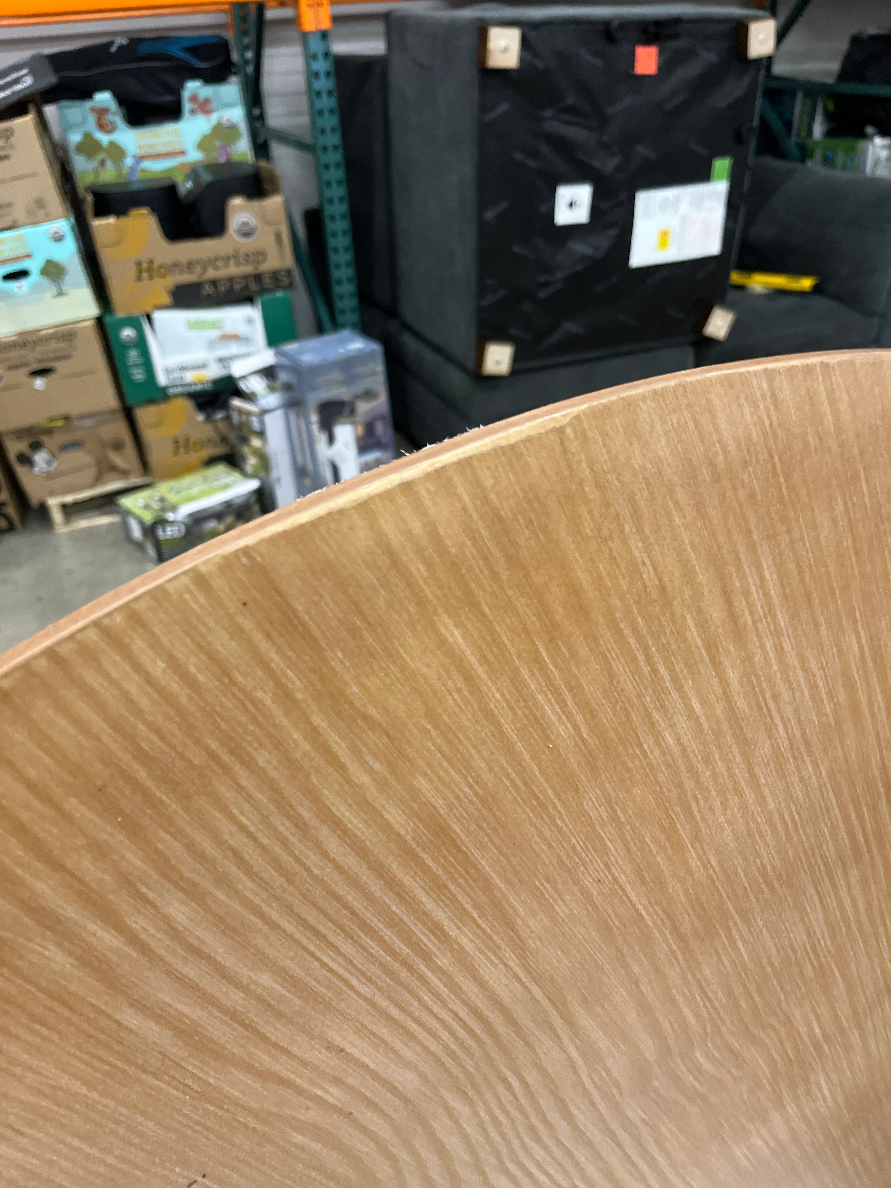 Walker Edison Scandinavian Slatted Wood Pedestal Base Dining Table, 48 Inch - Retail $399 - Image 5