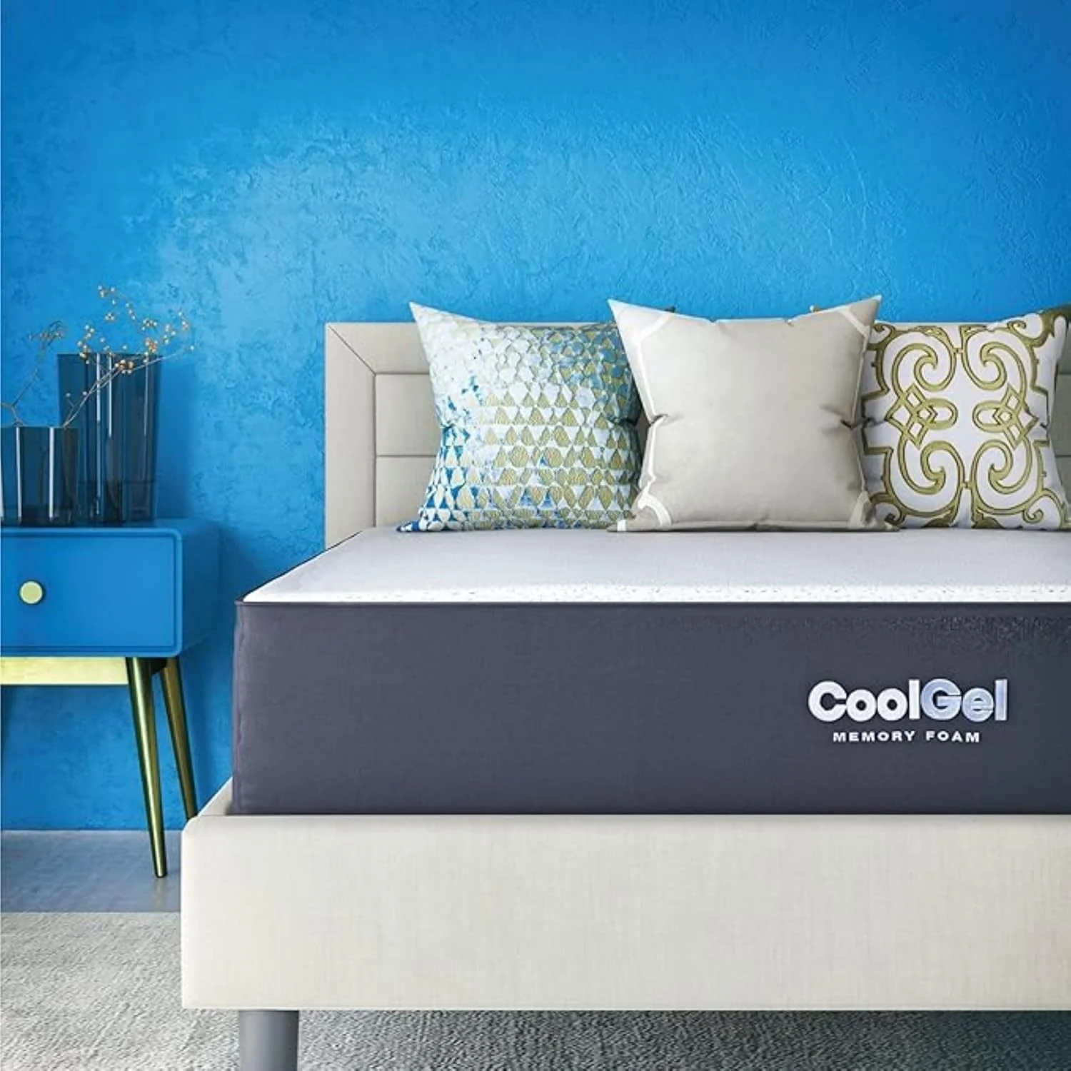NEW - Classic Brands Twin XL, 10-Inch, Cool Gel Ventilated Memory Foam Mattress | CertiPUR-US Certified | Bed-in-a-Box, White - Retail $249