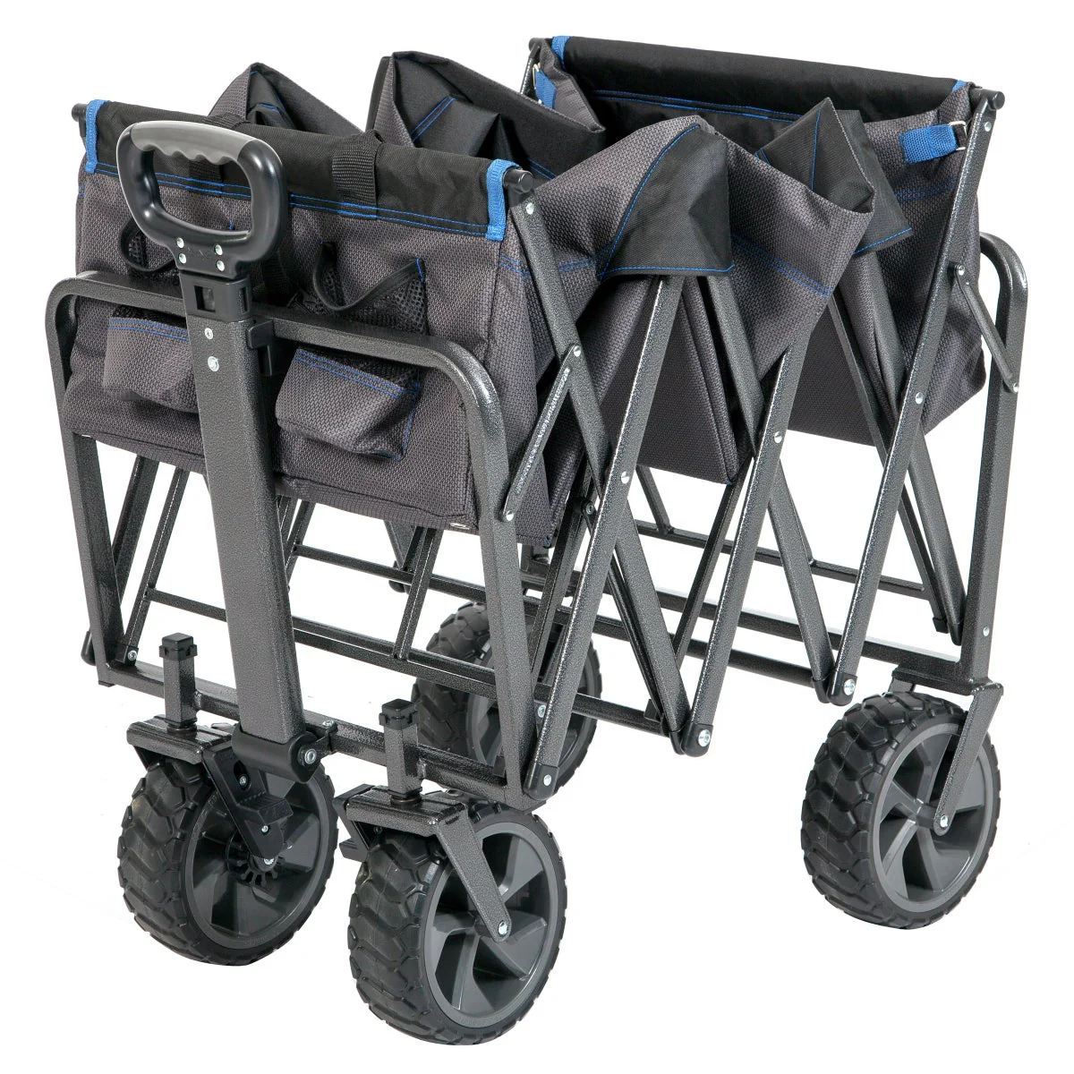 Mac Sports Deluxe Extended Folding Wagon with Brakes - Image 3