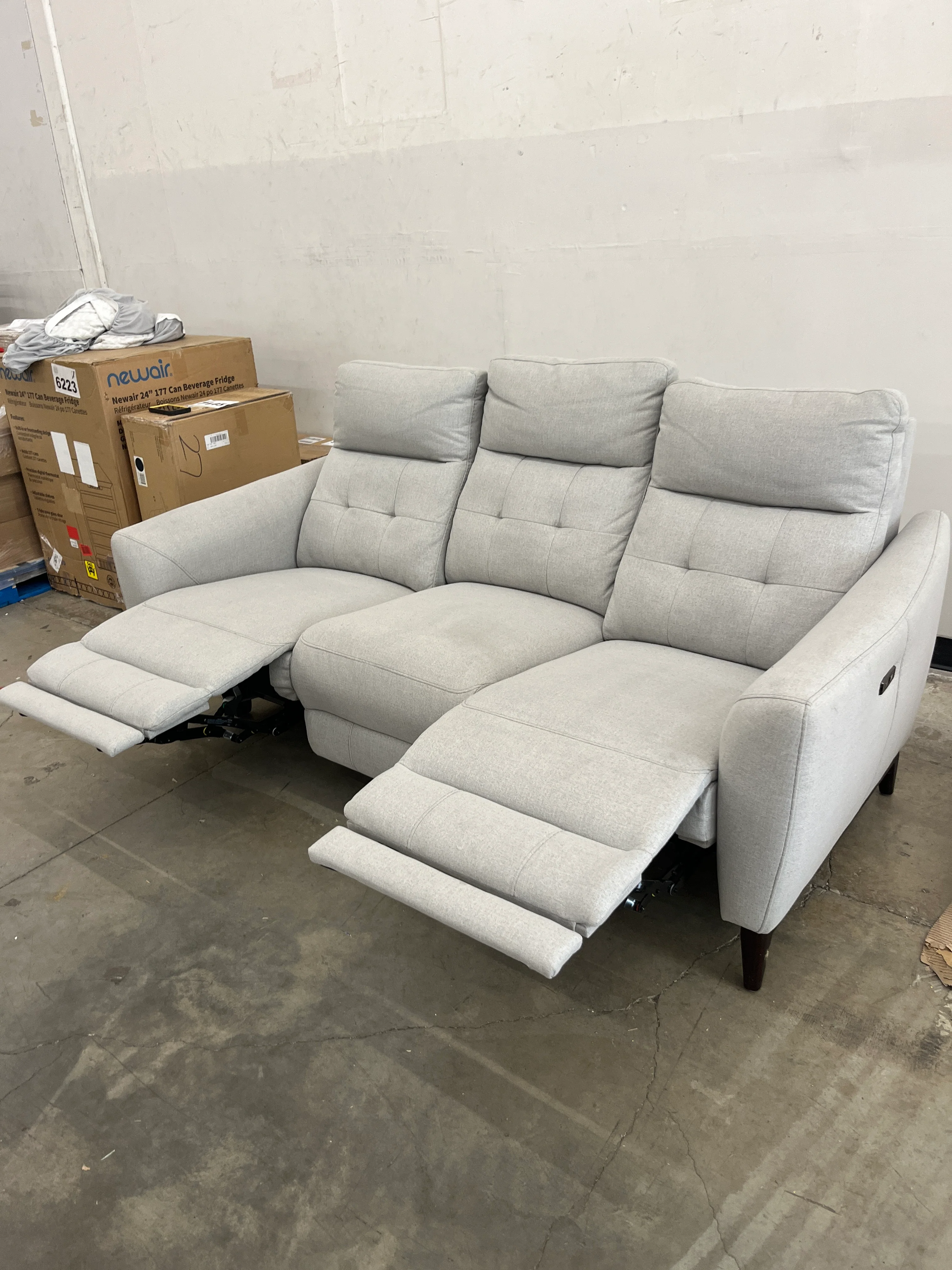 Costco - Alpendale Fabric Power Reclining Sofa with Power Headrests - Retail $1199 - Image 17