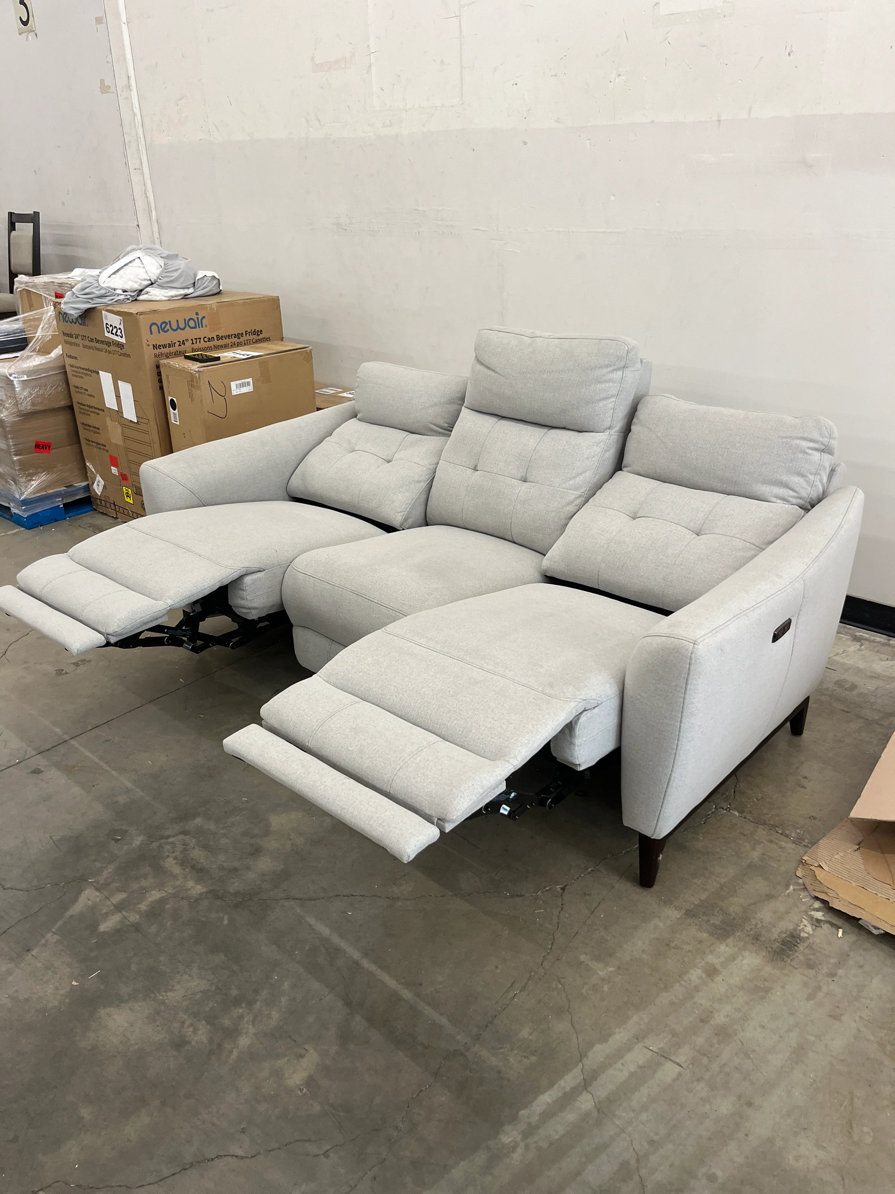 Costco - Alpendale Fabric Power Reclining Sofa with Power Headrests - Retail $1199 - Image 19