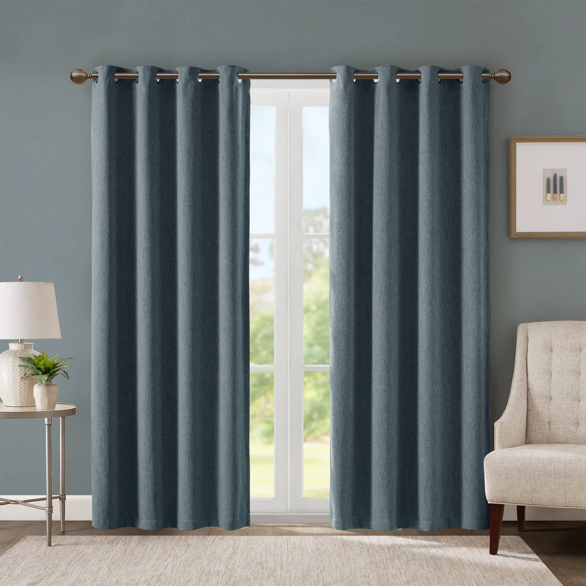 SunSmart Total Blackout Lined Panel Pair with Grommets