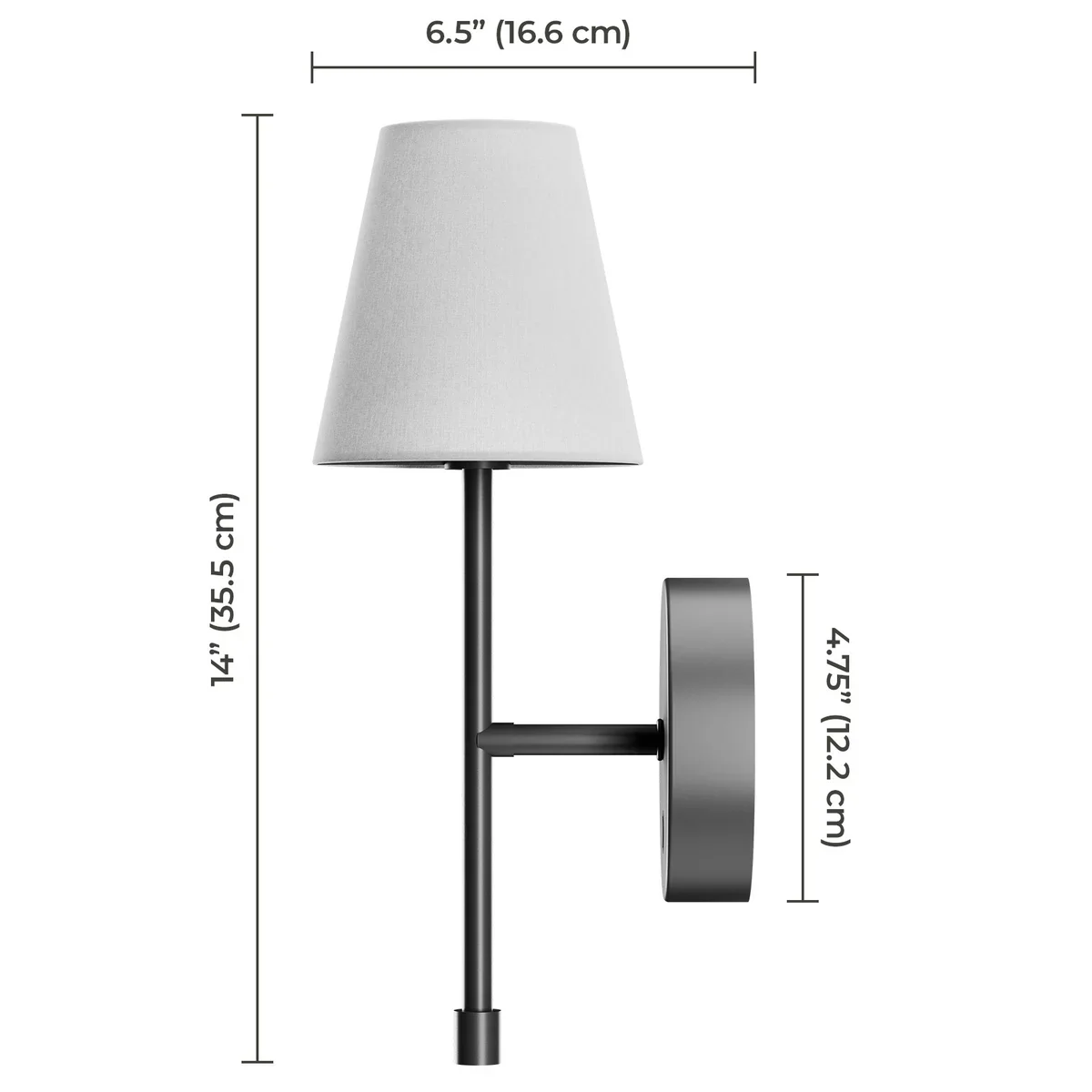 Globe Electric Wireless Rechargeable LED Integrated Wall Sconce 2-pack - Image 2