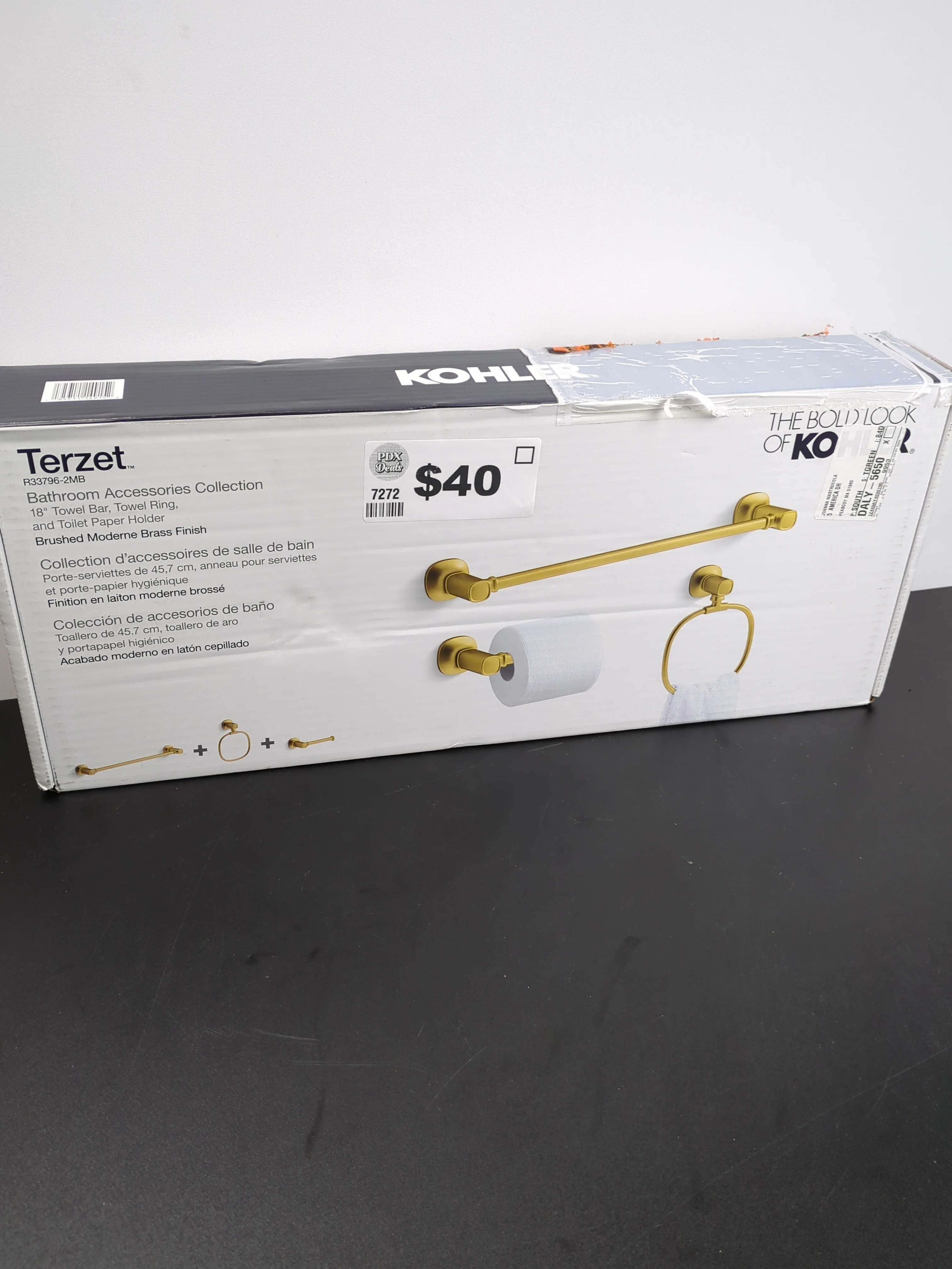 Kohler Terzet 3-piece Bath Accessory Set - Image 2