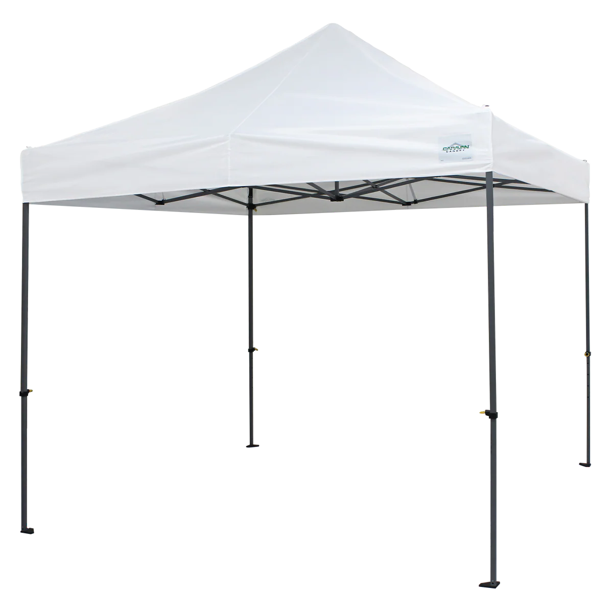 Caravan Canopy Hybrid-X Instant Canopy Kit, 10ft x 10ft, White- Retail $159