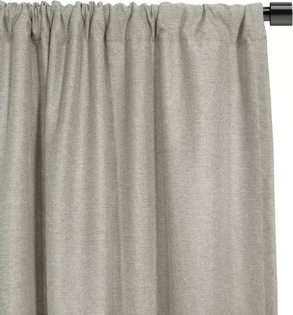 SUN+BLK Bradley Total Blackout Textured Thermal Insulated Curtain Panels 52 x 84