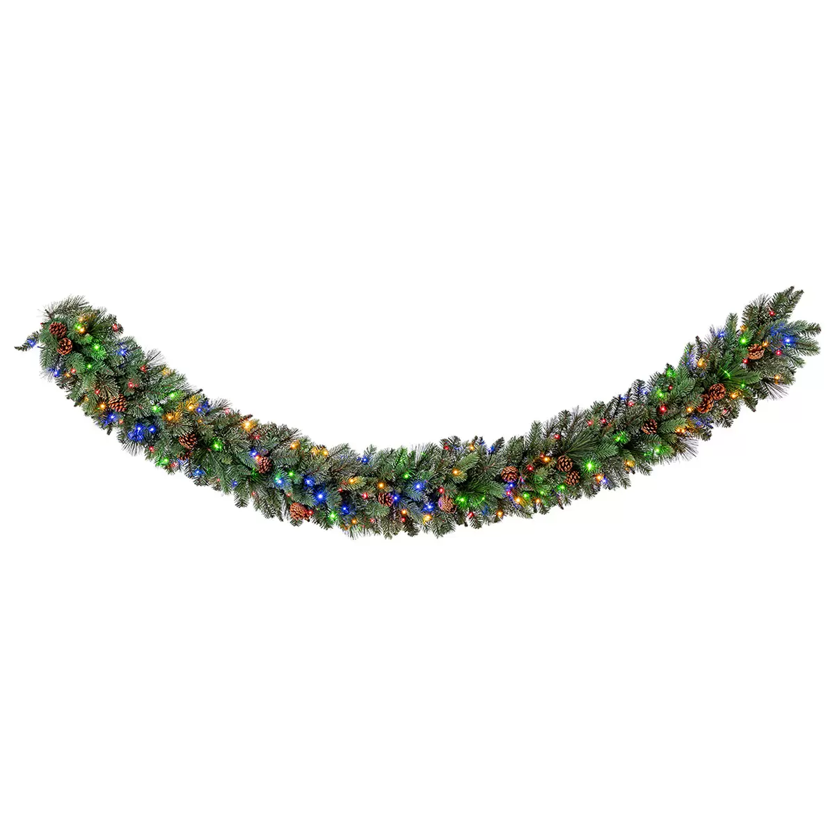 9 ft Pre Lit Decorated Garland - Image 3