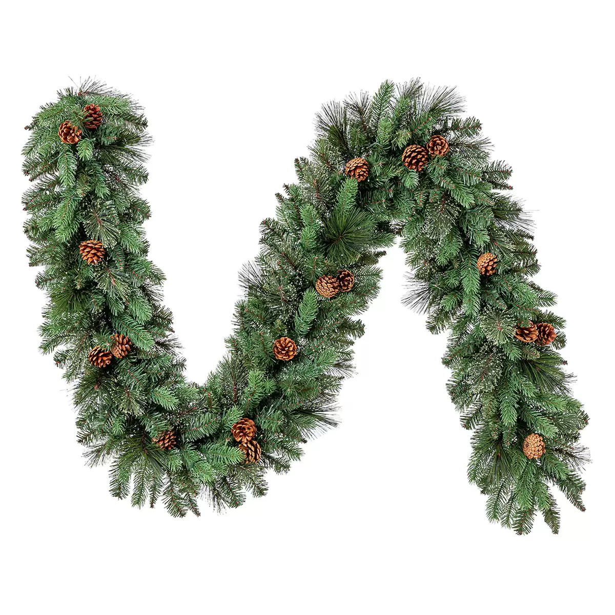 9 ft Pre Lit Decorated Garland - Image 5