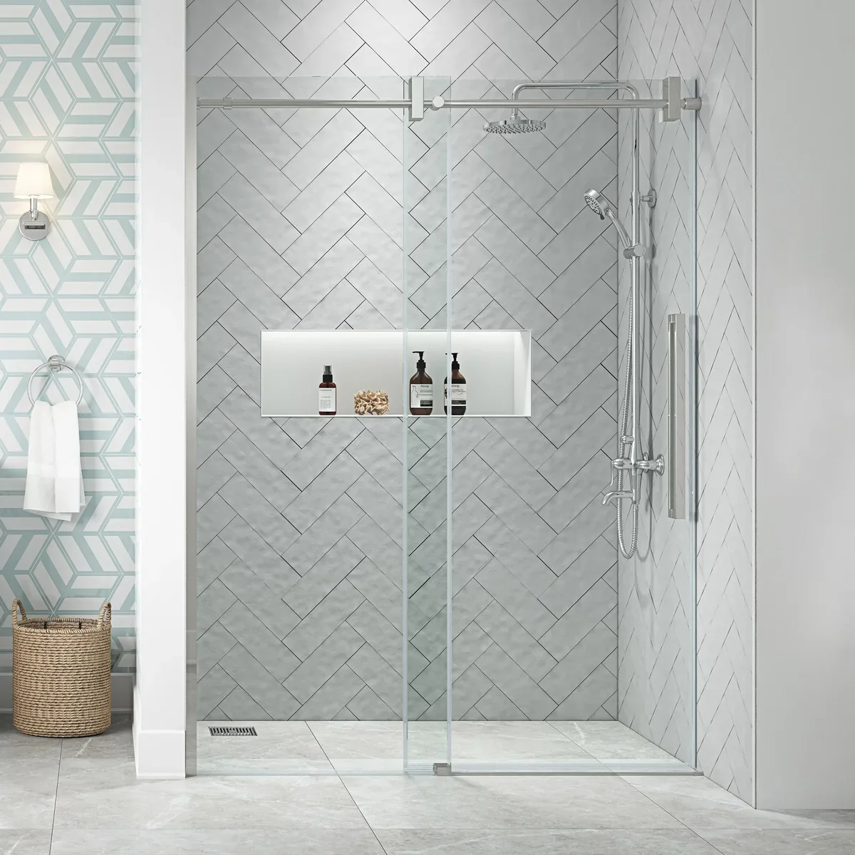 NEW - OVE Decors Dayton 60" Shower Door