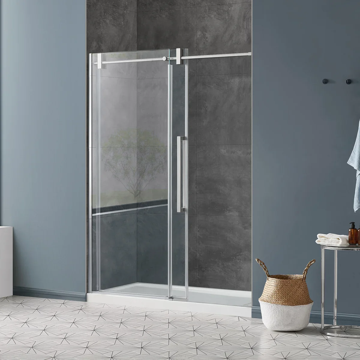 NEW - OVE Decors Dayton 60" Shower Door - Image 2