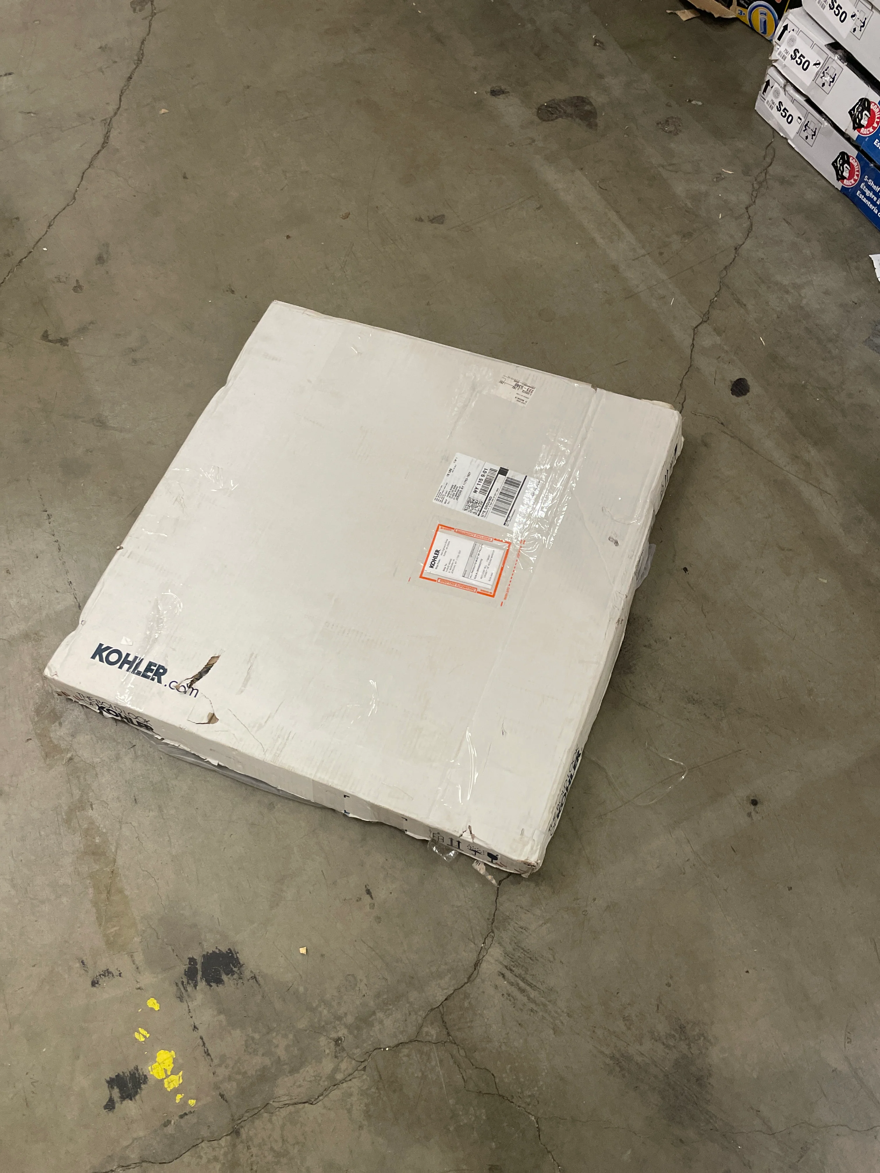 Kohler Orime 28" Black Round Framed Mirror - Retail $125 - Image 3
