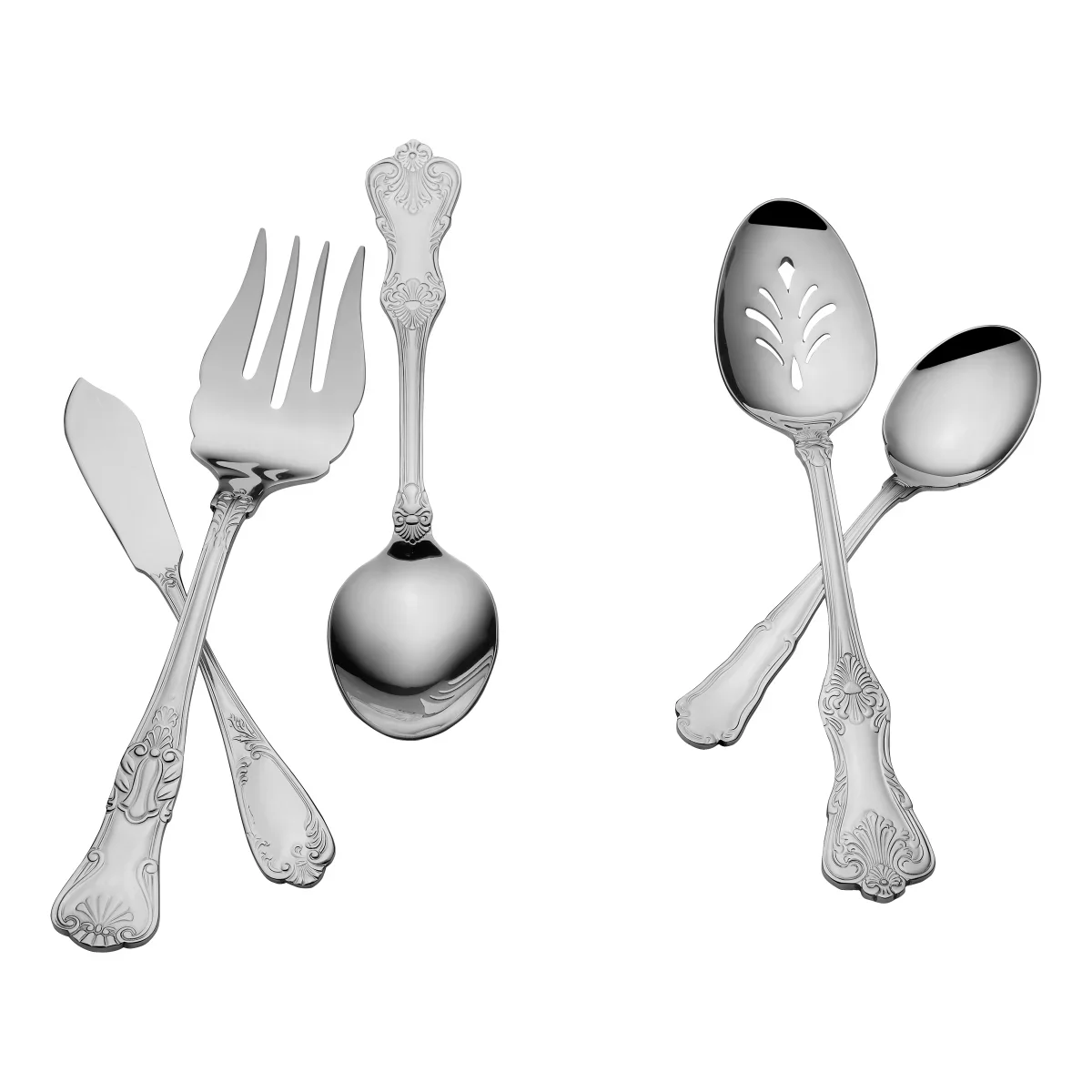 NEW - Wallace Hotel Luxe 77-piece Flatware Set - Retail $155 - Image 3