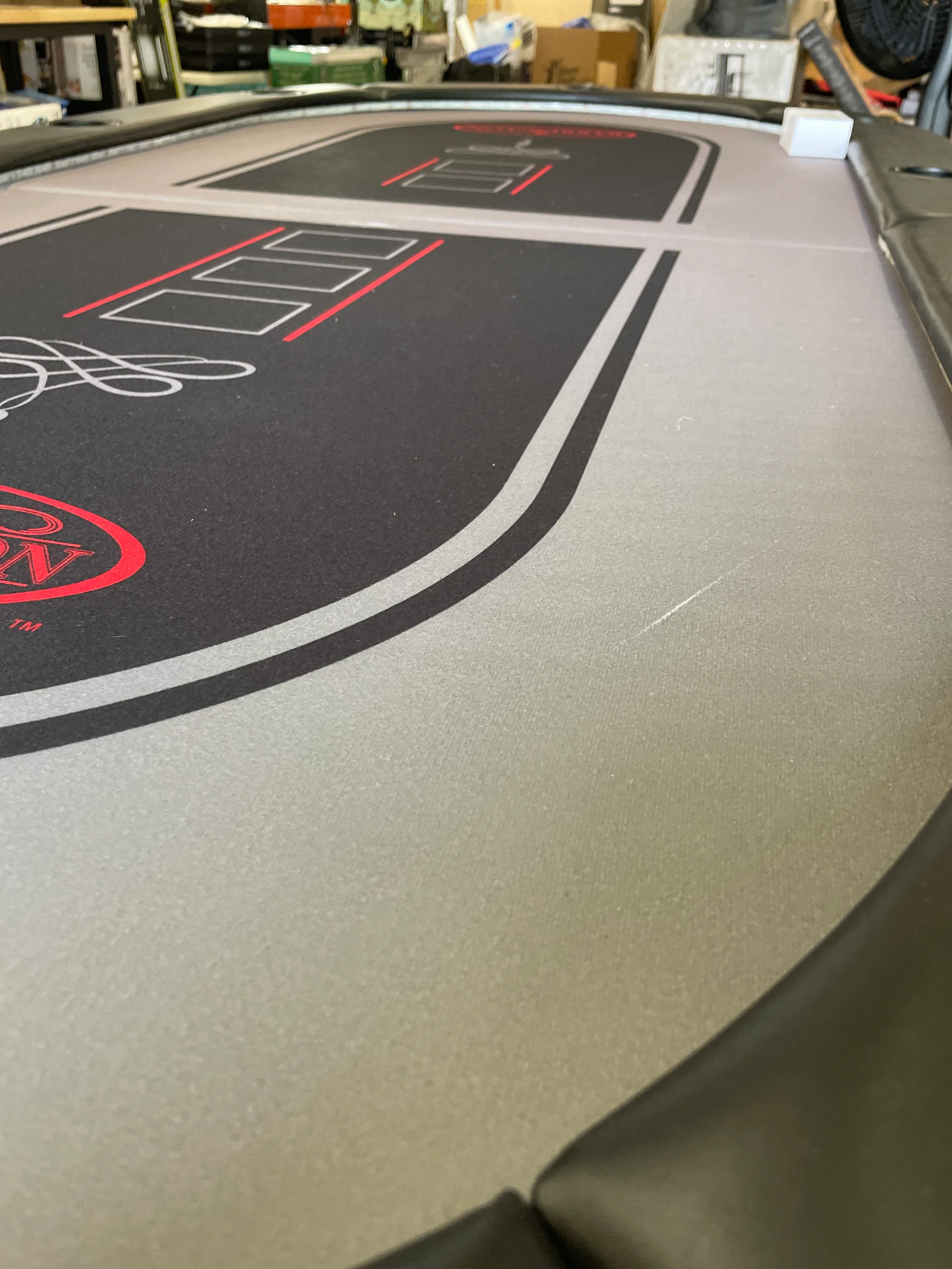 Barrington 10-player Poker Table with LED Lights - Retail $329 - Image 3