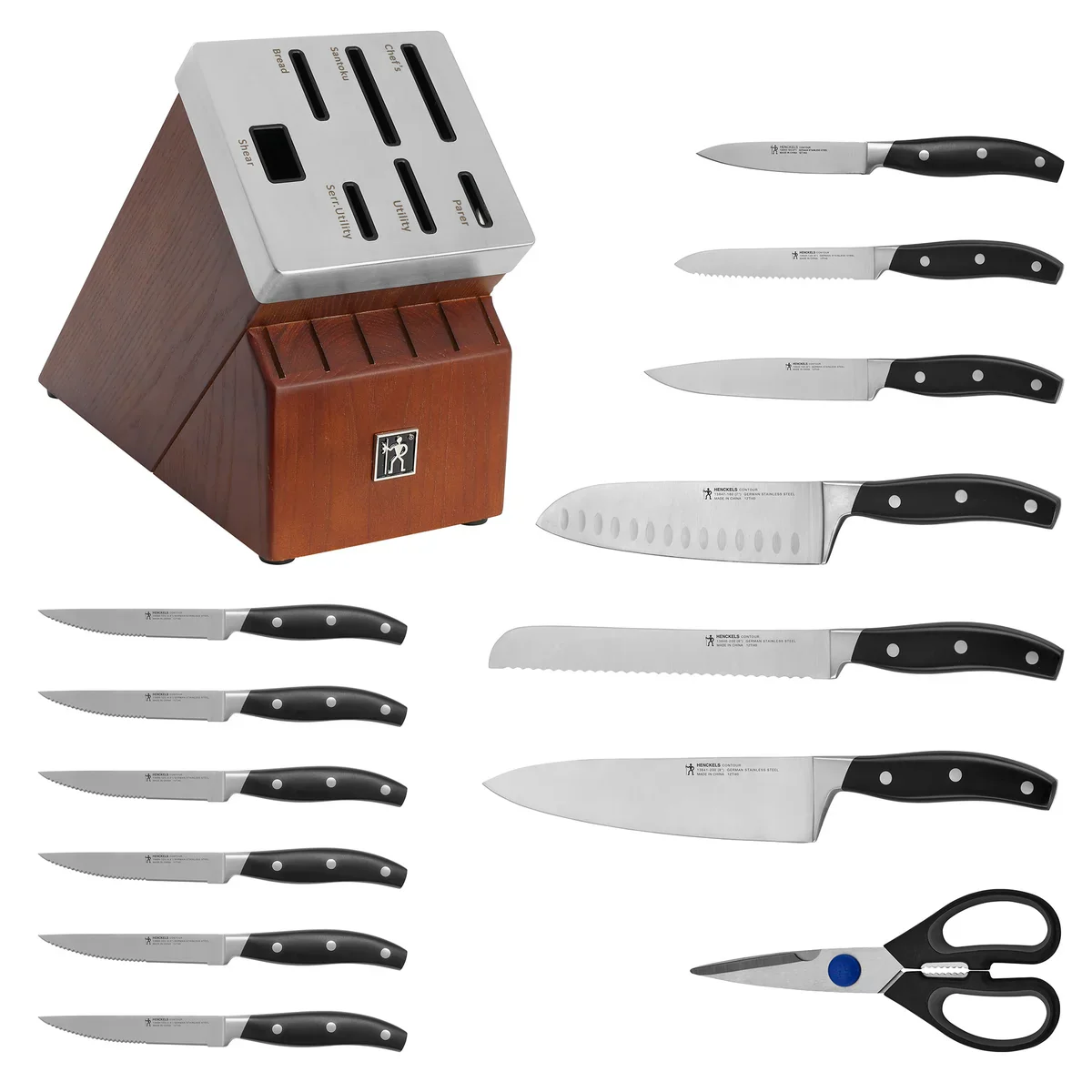 Henckels Forged Countour 14-piece Self Sharpening Cutlery Set - Retail $149 - Image 2