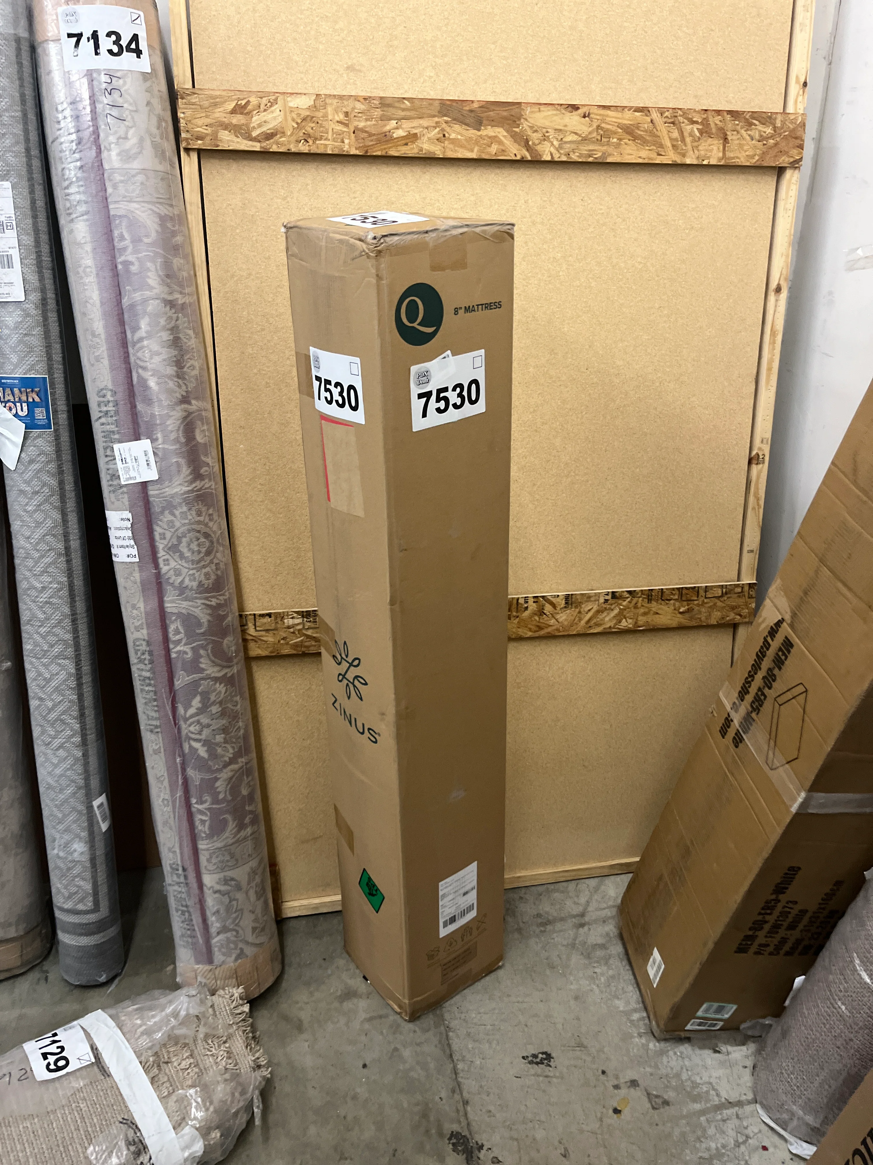 NEW - ZINUS QUEEN, 8 Inch Green Tea Memory Foam Mattress [New Version], Fiberglass free, Medium Firm Feel, Zoned Pressure Relief, Certified Safe Foams & Fabric, Mattress in A Box - Retail $260 - Image 6