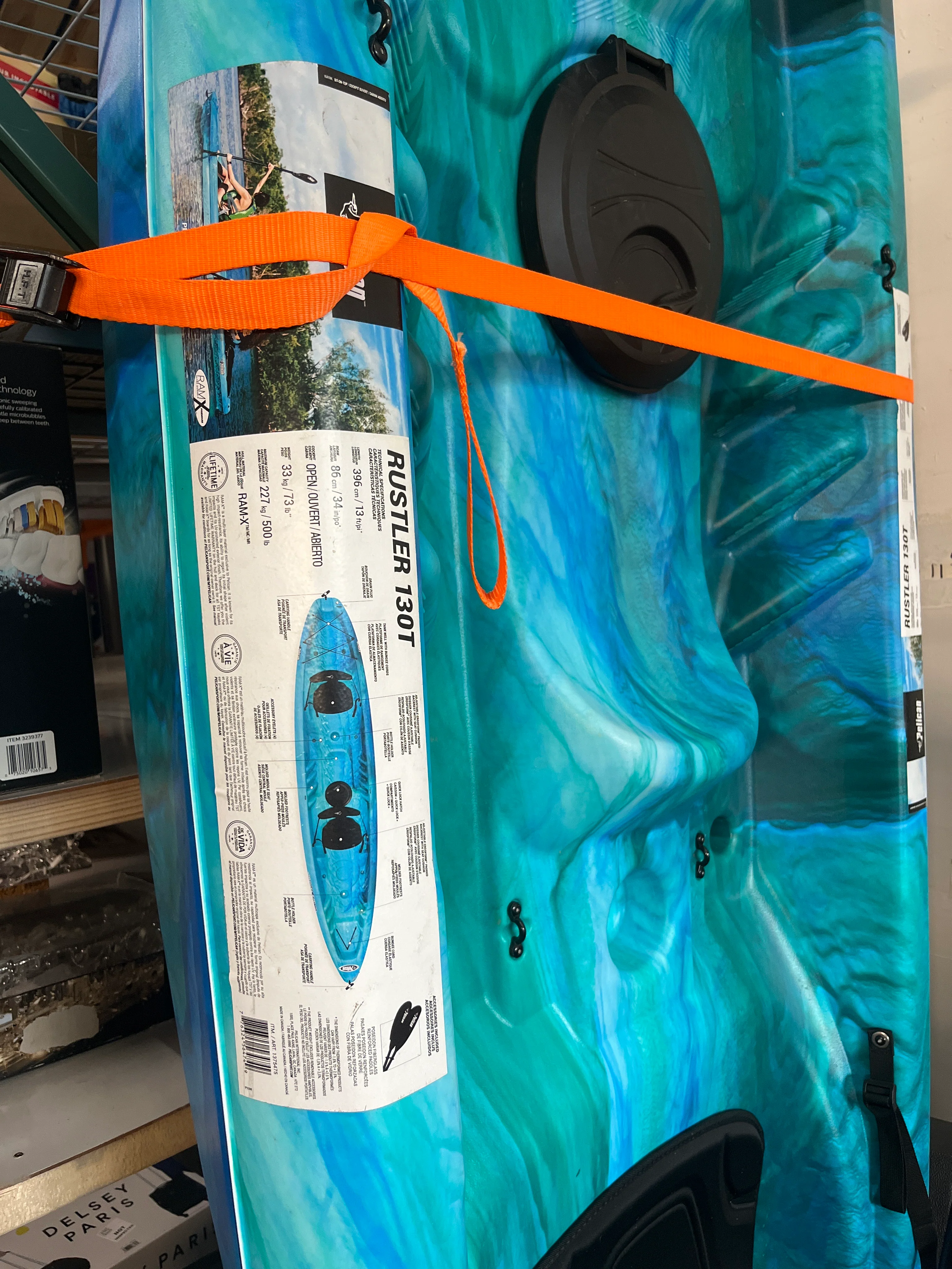 Pelican Rustler 130T Tandem Kayak 13’ with 2 Paddles - Retail $550 - Image 3