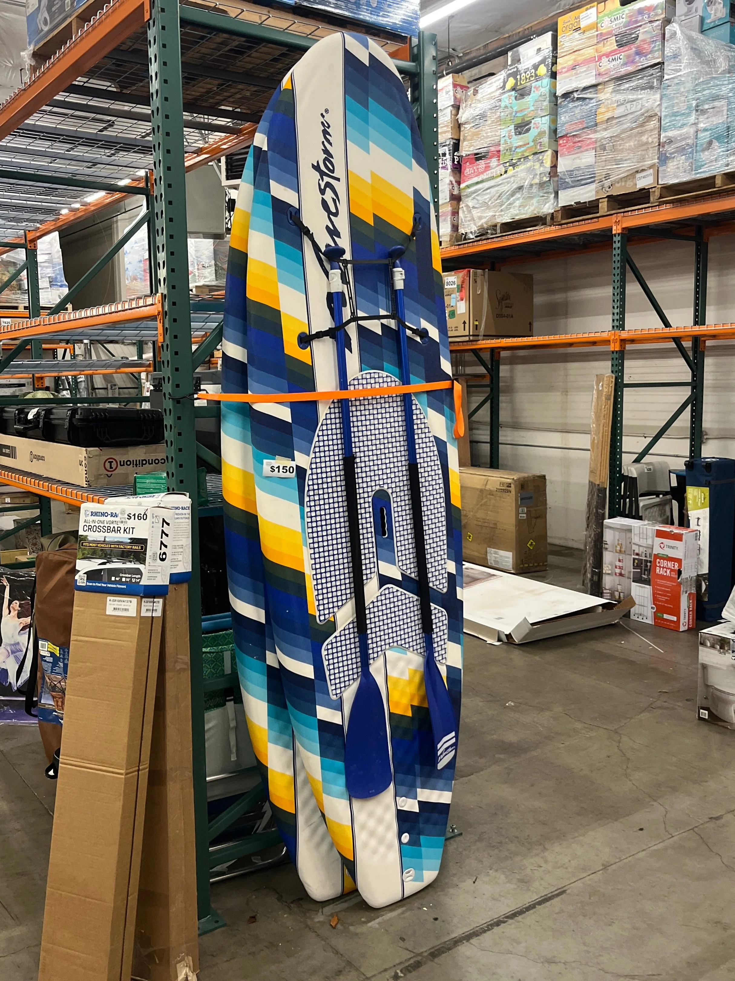 Wavestorm 9’6″ Expedition Stand Up Paddle Board - Retail $299