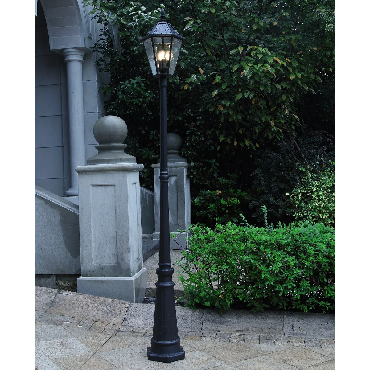 NEW - Lutec Outdoor LED Solar Post Light - Retail $139 - Image 3