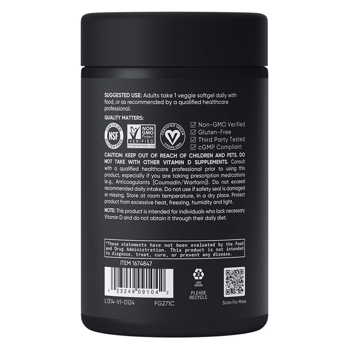 Sports Research D3 + K2, 160 Veggie Softgels - Image 3