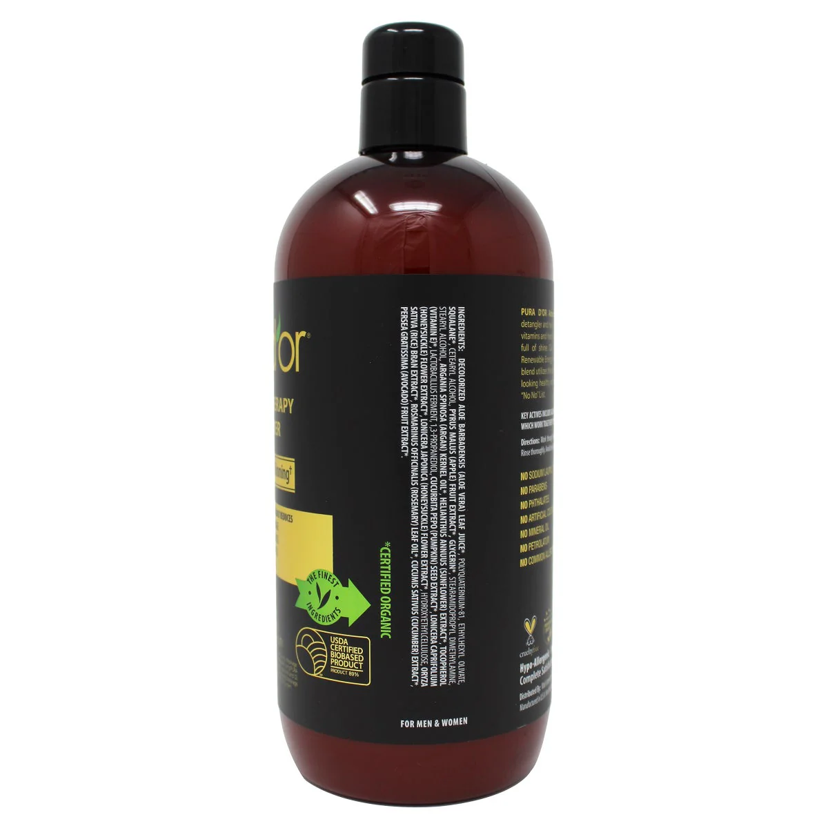 Pura d'or Advanced Therapy Anti-Hair Thinning Shampoo & Conditioner Set - Image 5