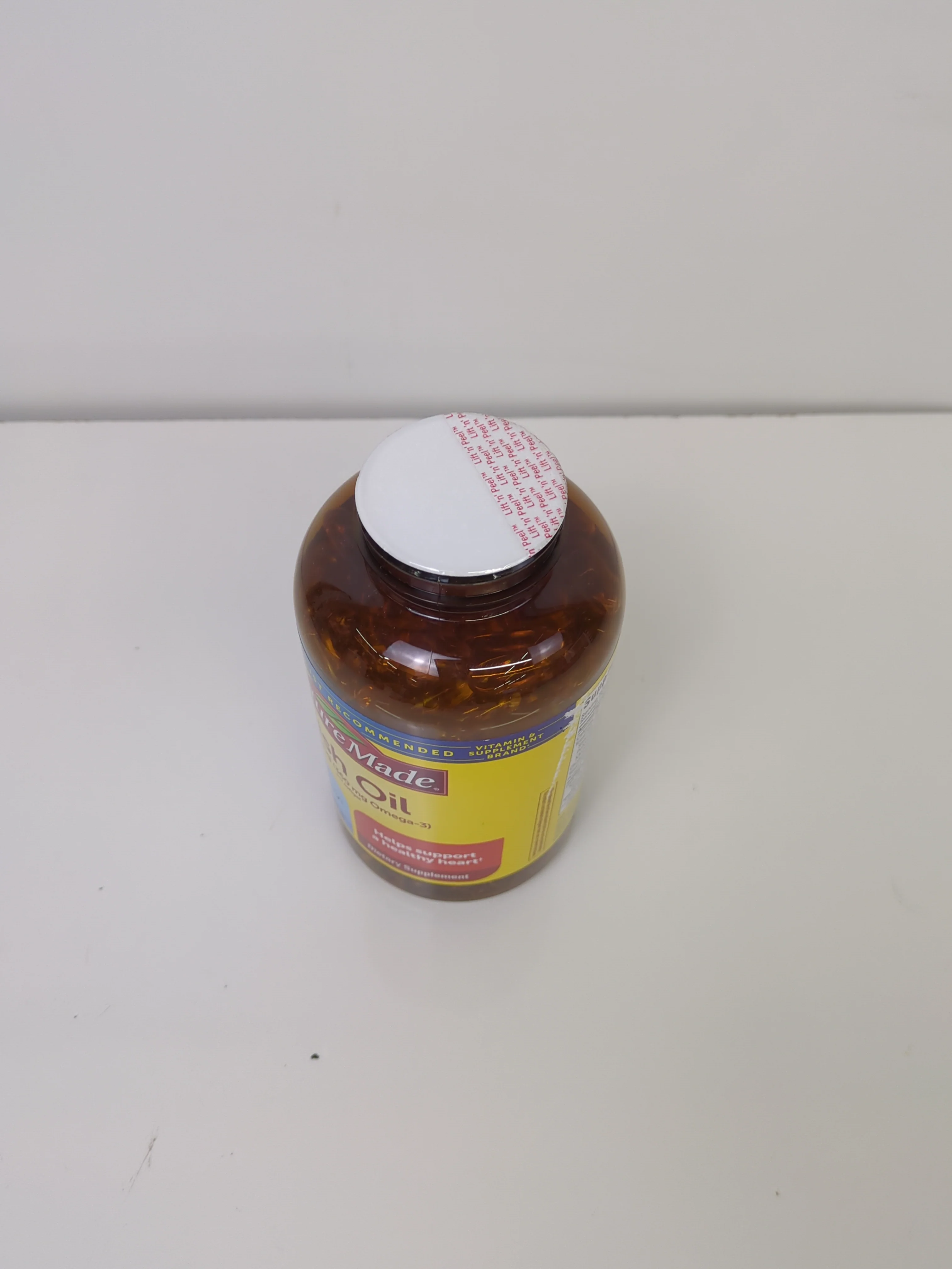 Nature Made Fish Oil 1200 mg, 300 Softgels - Retail $19 - Image 2