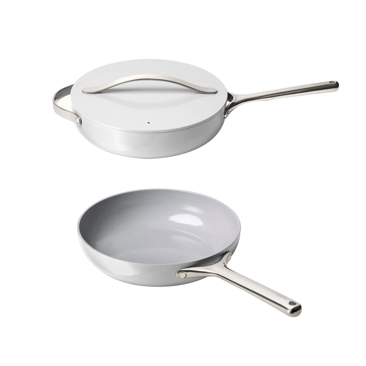 Caraway 3-piece Ceramic Non-Stick Sauté Pan Set - Image 2