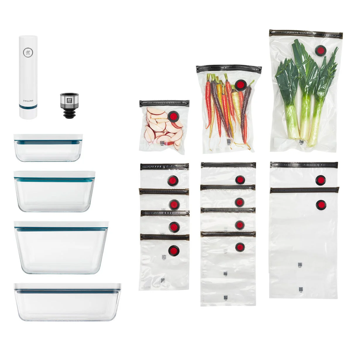 Zwilling Fresh and Save 16-piece Vacuum Seal Food Storage Set - Image 2