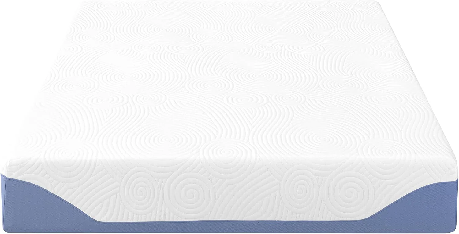 NEW - Mellow TWIN 10 Inch Cooling Gel-Infused Memory Foam Bed Mattress, Medium Firm Sleep and Breathable Fabric Cover, Twin , Mattress In A Box - Retail $188 - Image 3