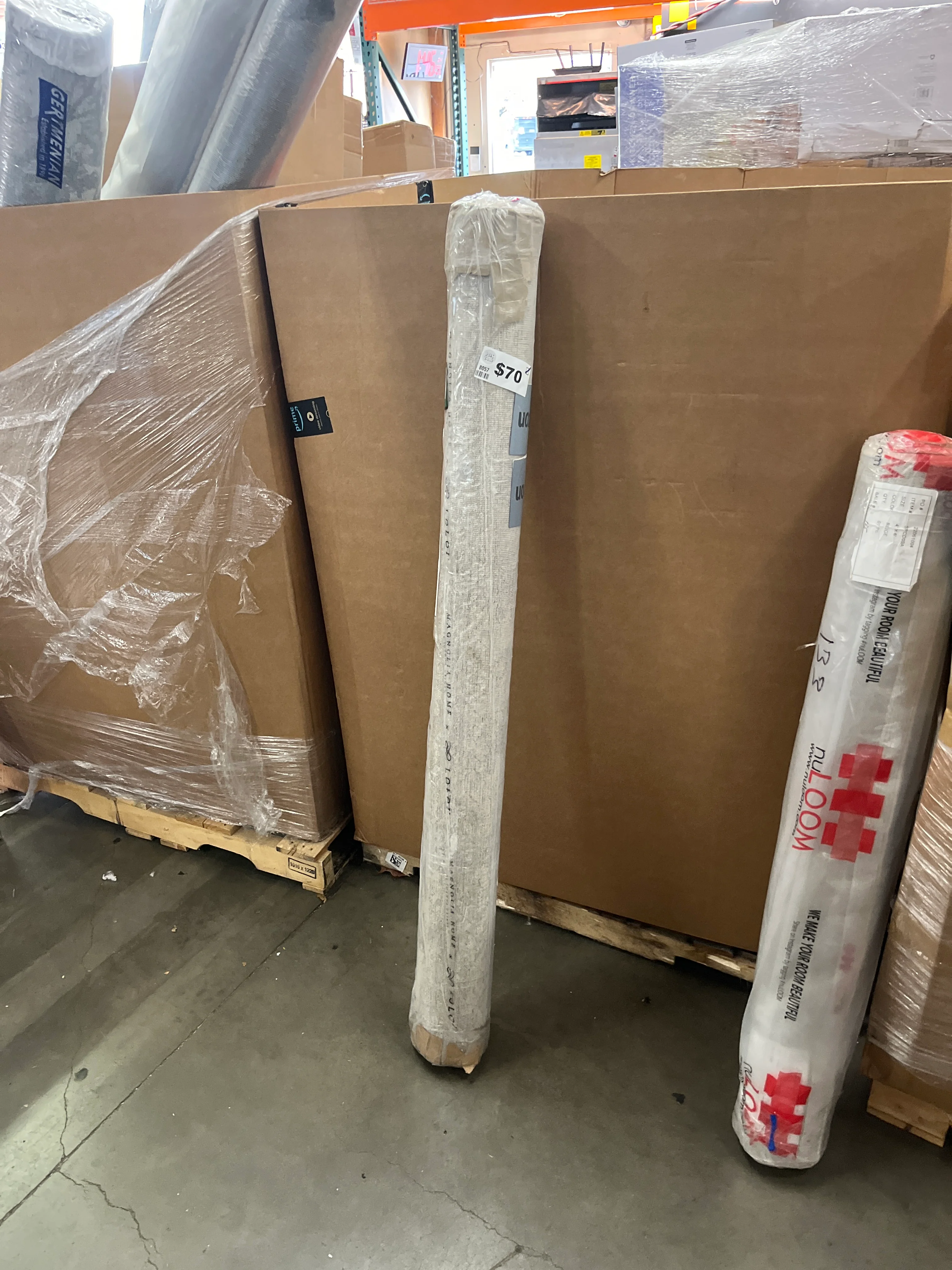 NEW - Loloi Magnolia Home by Joanna Gaines x Millie Stone/Natural 5ft-3in x 7in-6in Area Rug - Retail $144 - Image 4