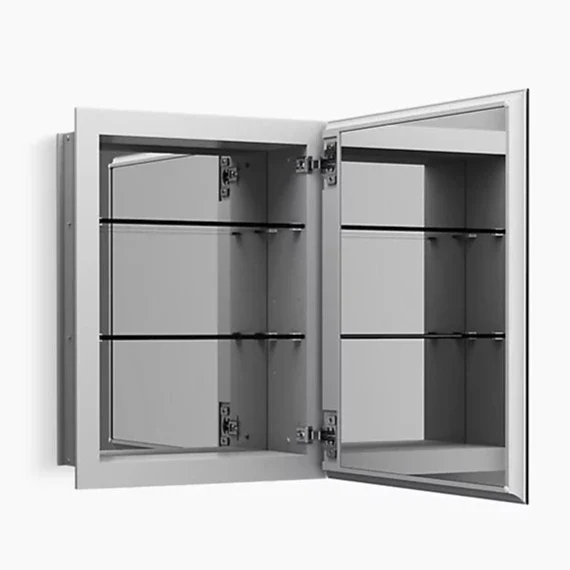 NEW - Kohler 16 in x 20 in Single Door Recessed Medicine Cabinet - Retail $139 - Image 2