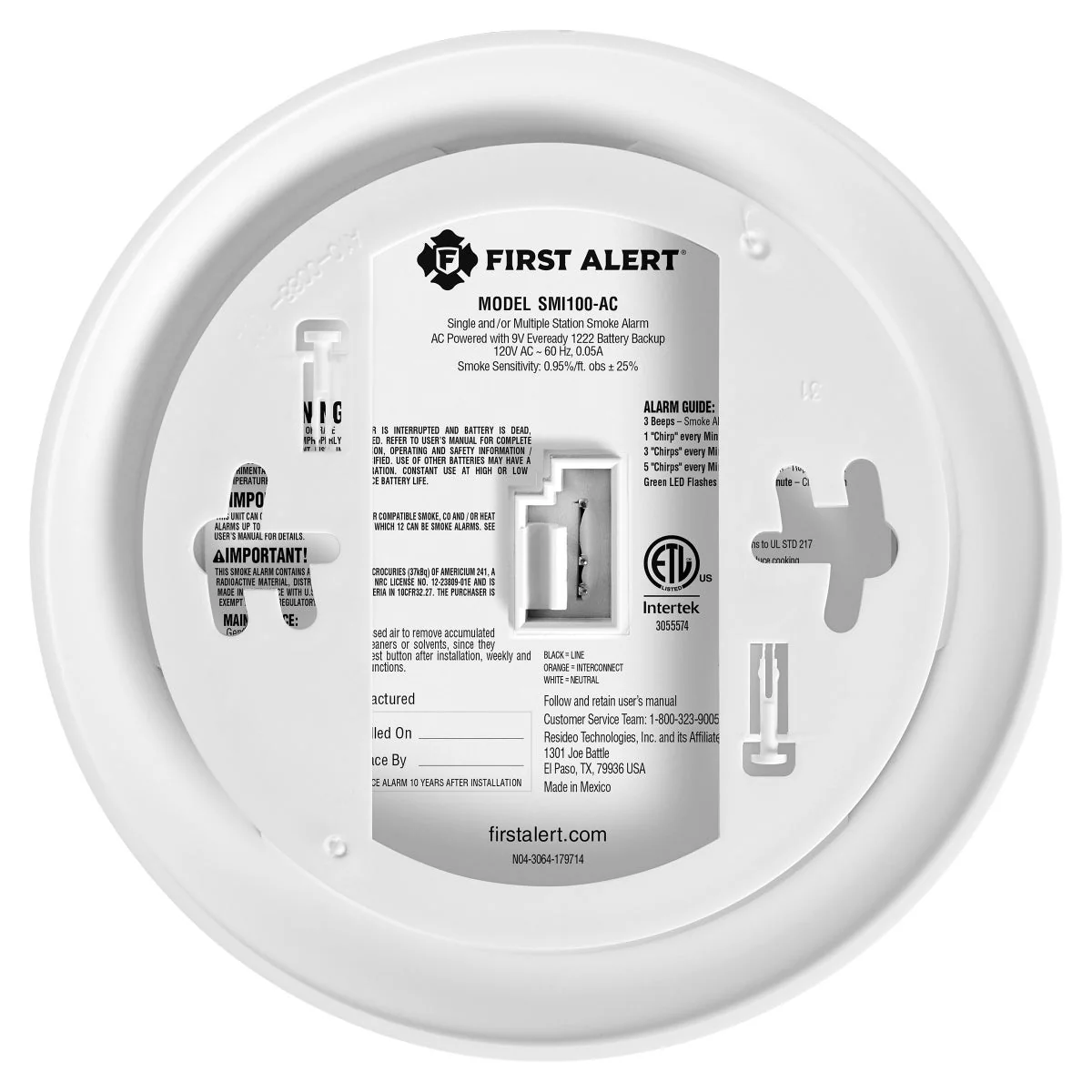 First Alert Advanced Precision Detection Smoke Alarm, 4-pack - Retail $80 - Image 4
