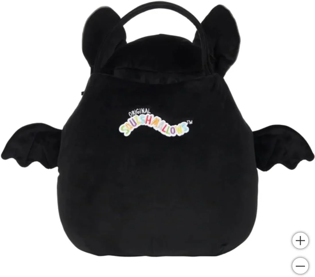 NEW with Tags - Squishmallows 16” Plush Treat Pail (Emily (Bat)) - Retail $22 - Image 3