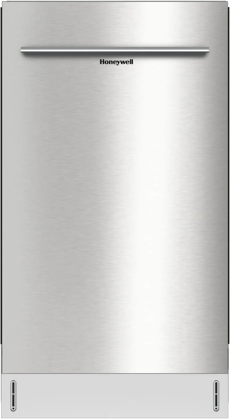 Honeywell 18 Inch Dishwasher with 8 Place settings, 6 Washing Programs, Stainless Steel Tub, UL/Energy Star- Stainless Steel - Retail $444