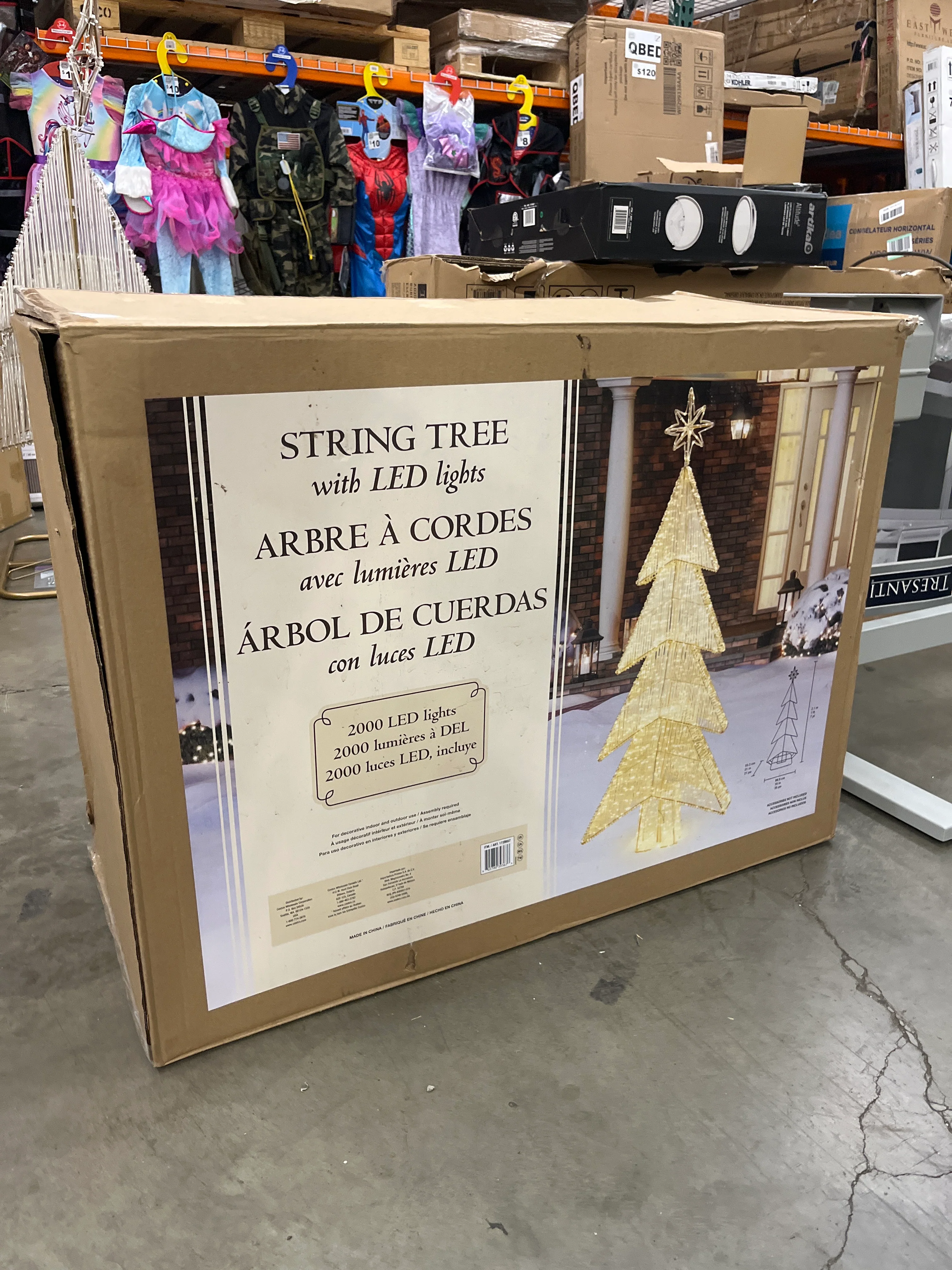 Costco - 7’ String Tree with LED Lights - Retail $220 - Image 3