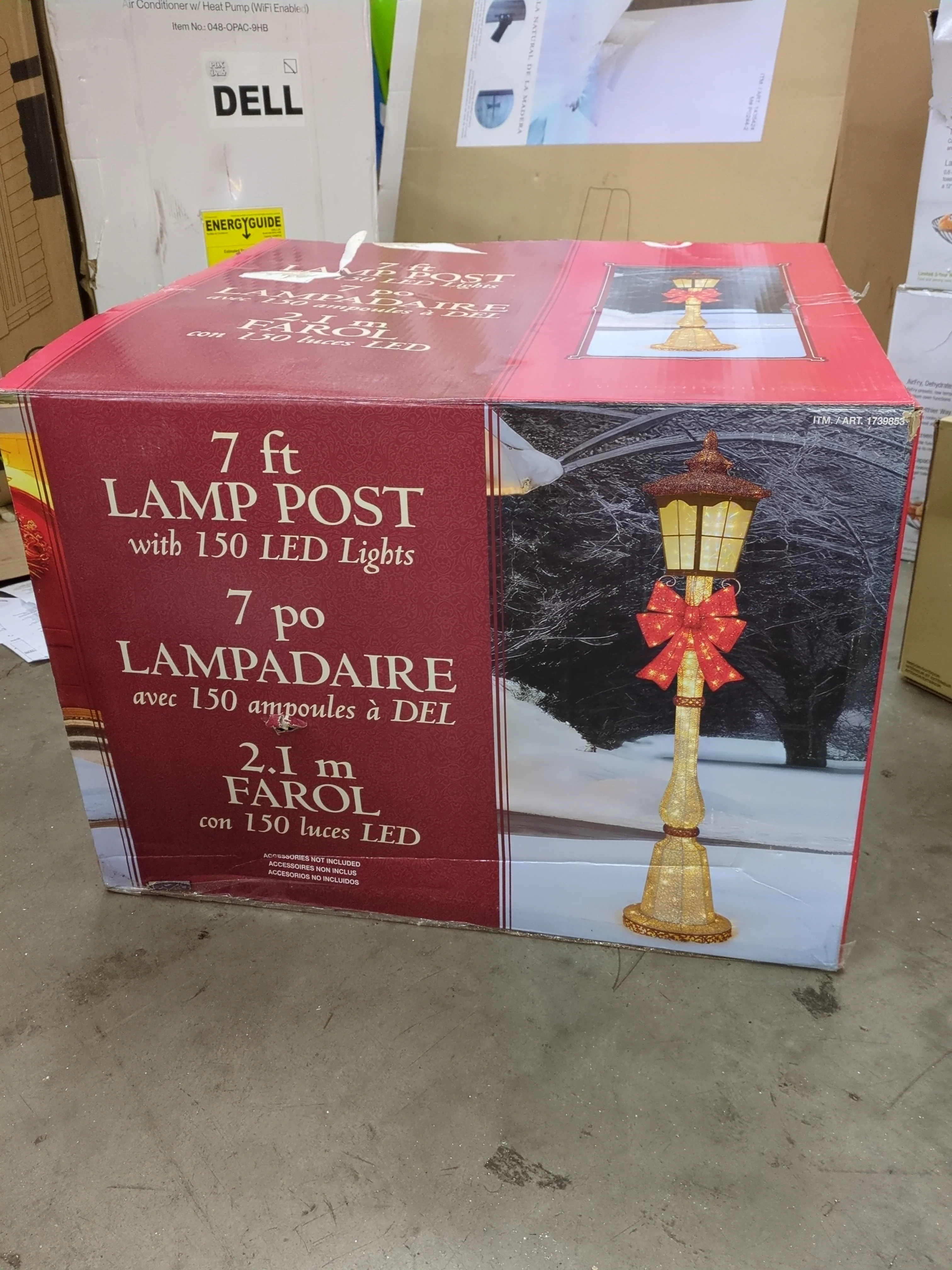 Costco - 7' Christmas Lamp Post - Retail $99 - Image 2