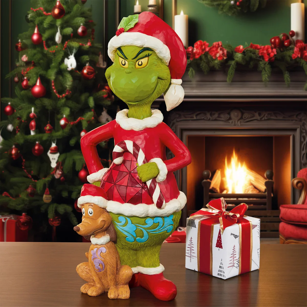 NEW - 50.8 cm (20 in.) Christmas Grinch and Max by Jim Shore - Retail $80 - Image 2