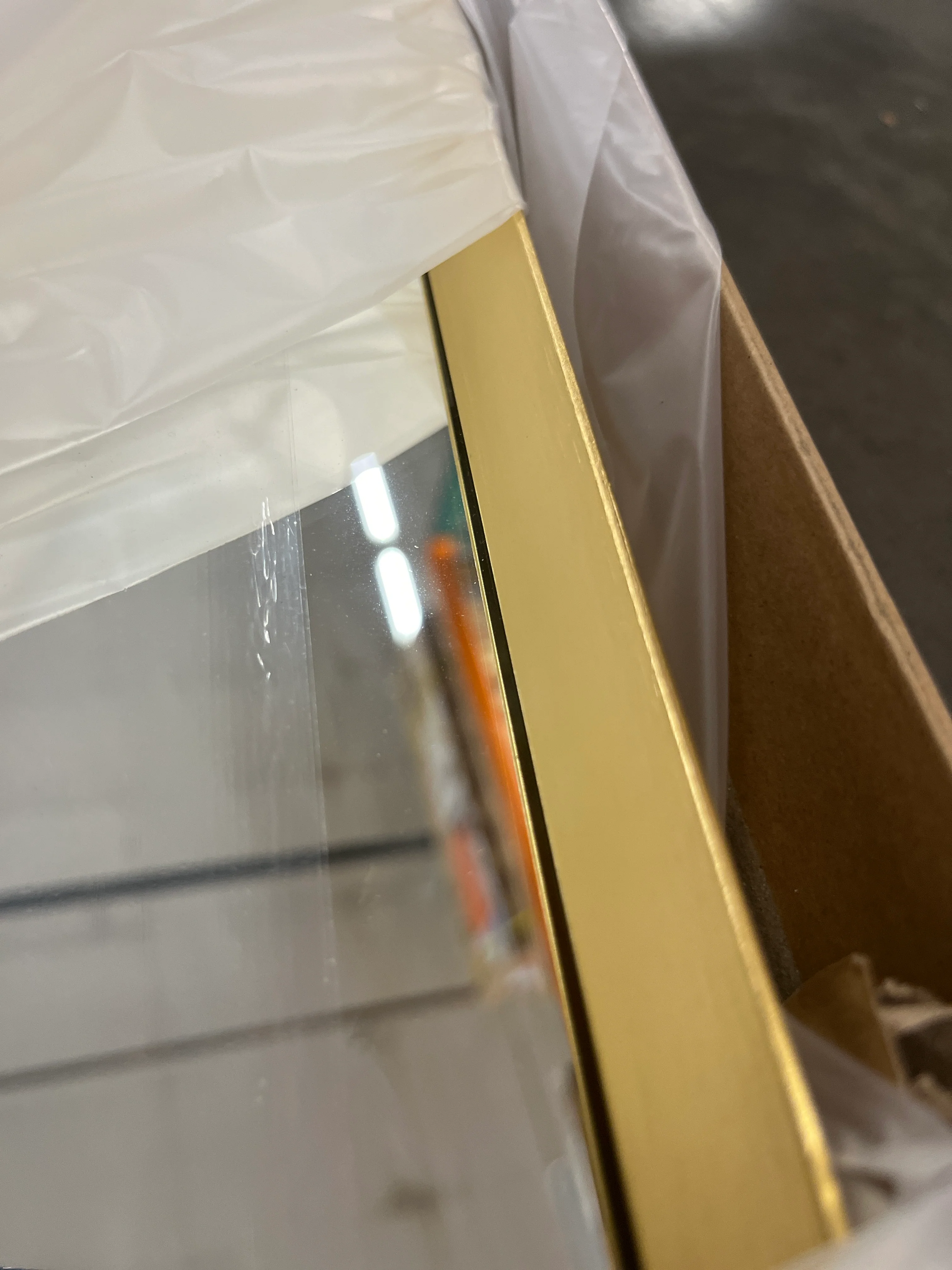 NEW - Kohler Orime Gold 24" x 36" Rectangular Framed Mirror - Retail $169 - Image 4