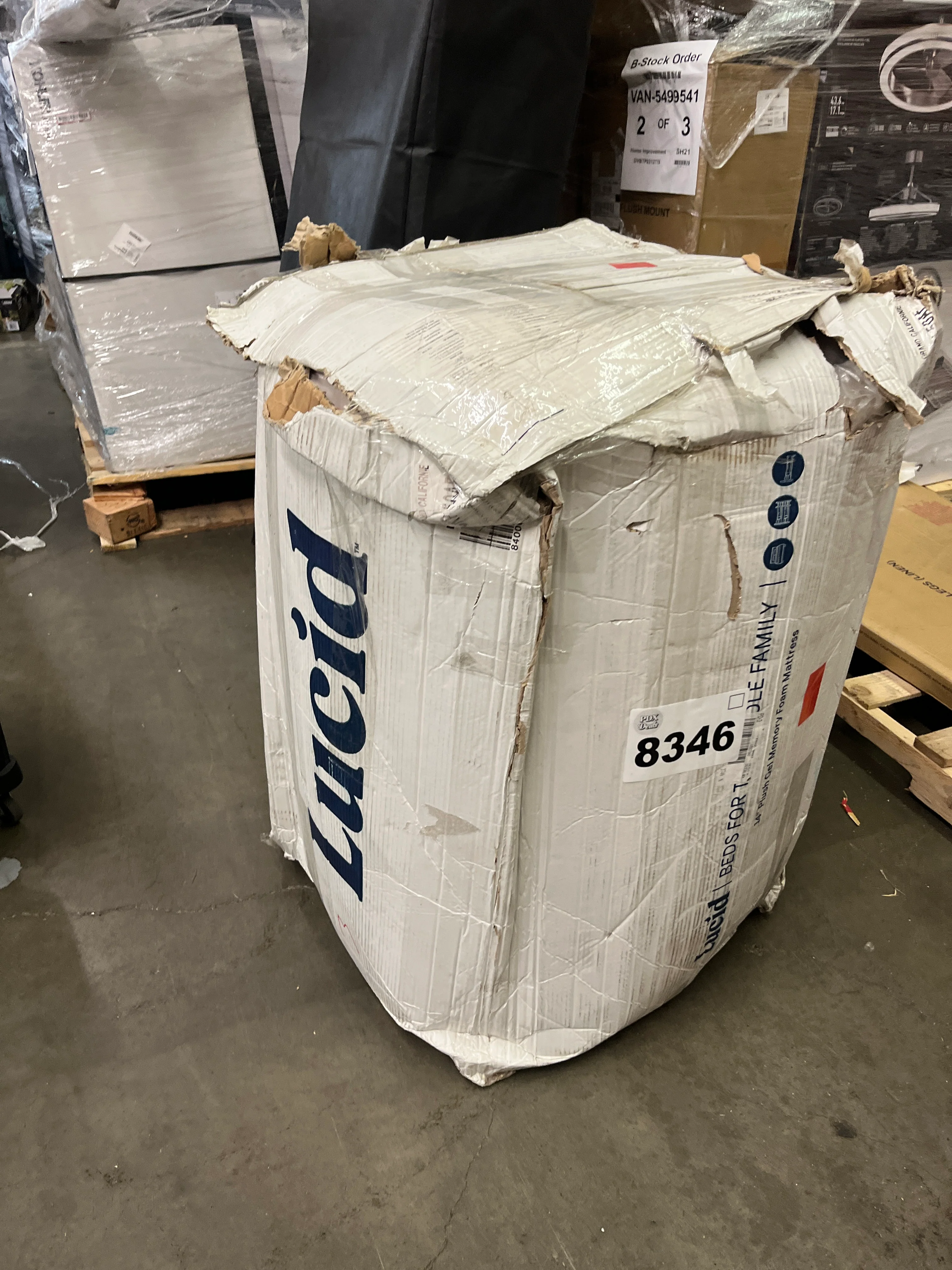 NEW - LUCID CALI KING 14 Inch Memory Foam Mattress - Plush Feel - Memory Foam Infused with Bamboo Charcoal and Gel - Temperature Regulating - Pressure Relief - Breathable - Premium Support - California King Size - Retail $649 - Image 6
