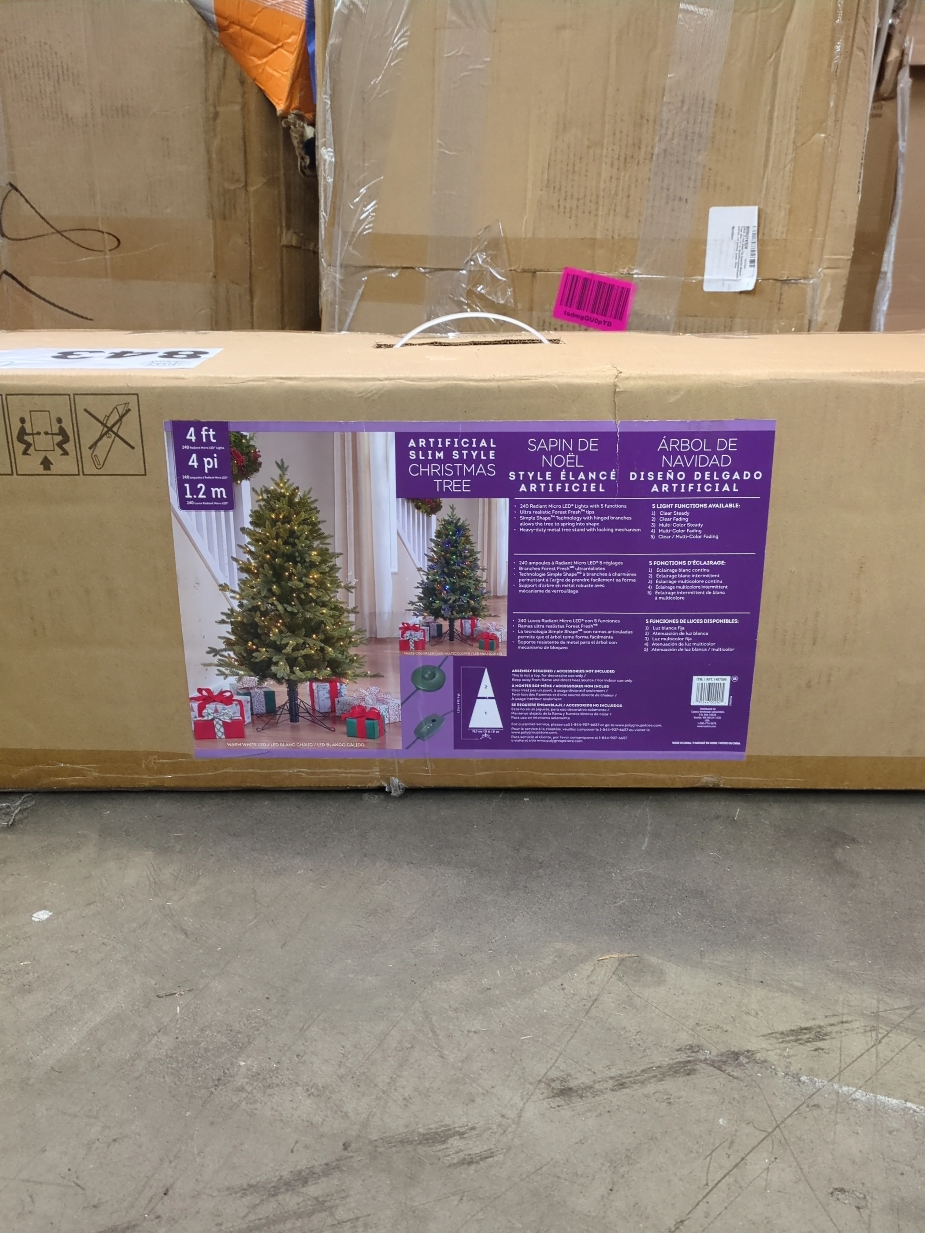 Like NEW - Costco - 4' Pre Lit Aspen Micro LED Tree - Retail $129 - Image 5
