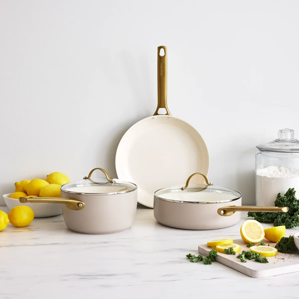 NEW - GreenPan Reserve Ceramic 5-piece Cookware Set - Image 2
