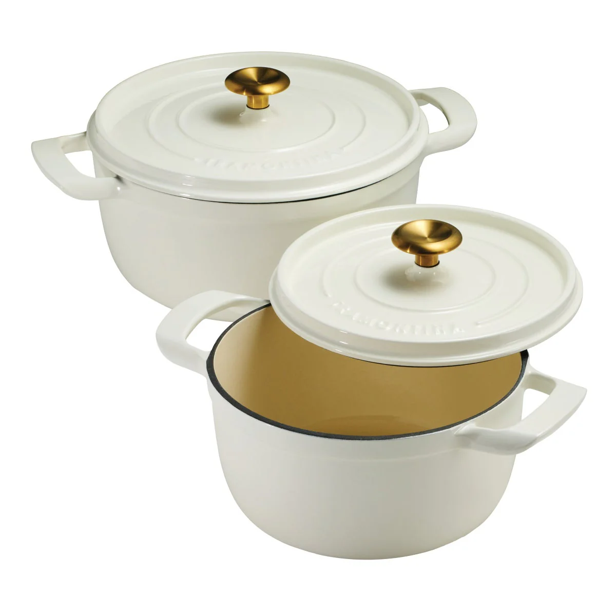 NEW - Tramontina 4-quart & 6-quart Enameled Cast Iron Round Dutch Oven, 2-pack - Image 4