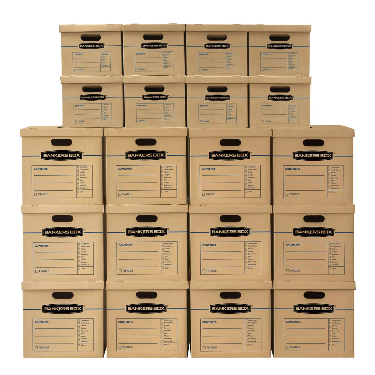 Bankers Box SmoothMove Classic Moving Kit Boxes, 20-pack - Retail $65 - Image 2