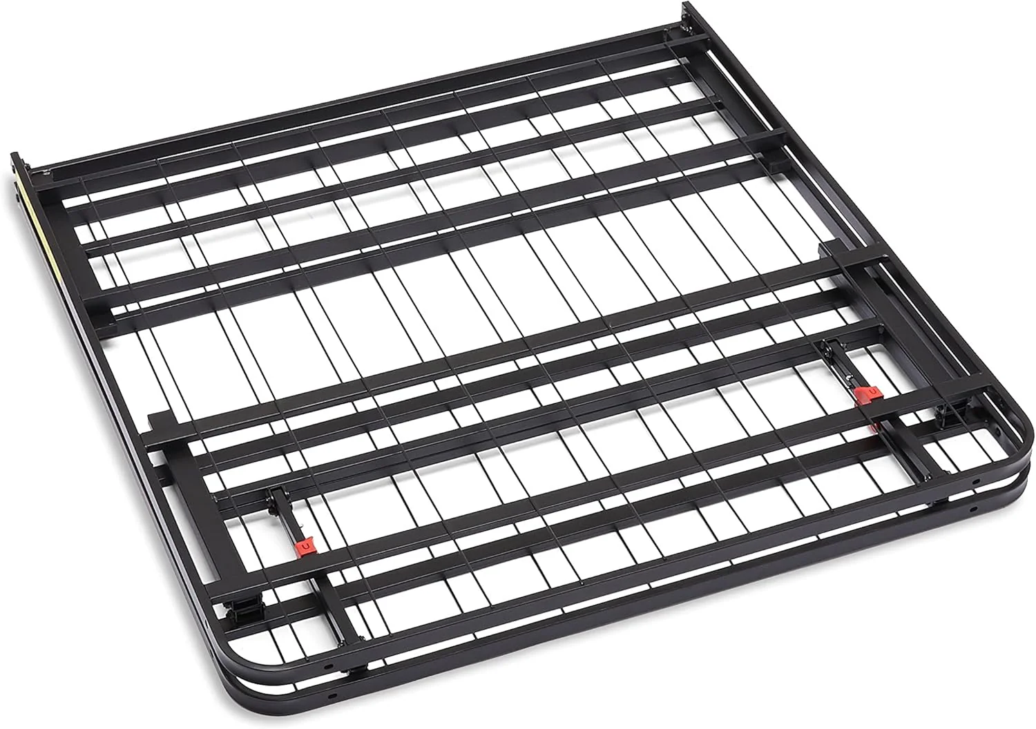 NEW - Amazon Basics Foldable Metal Platform Bed Frame with Tool Free Setup, 14 Inches High, Sturdy Steel Frame, No Box Spring Needed, Twin XL, Black - Retail $102 - Image 4